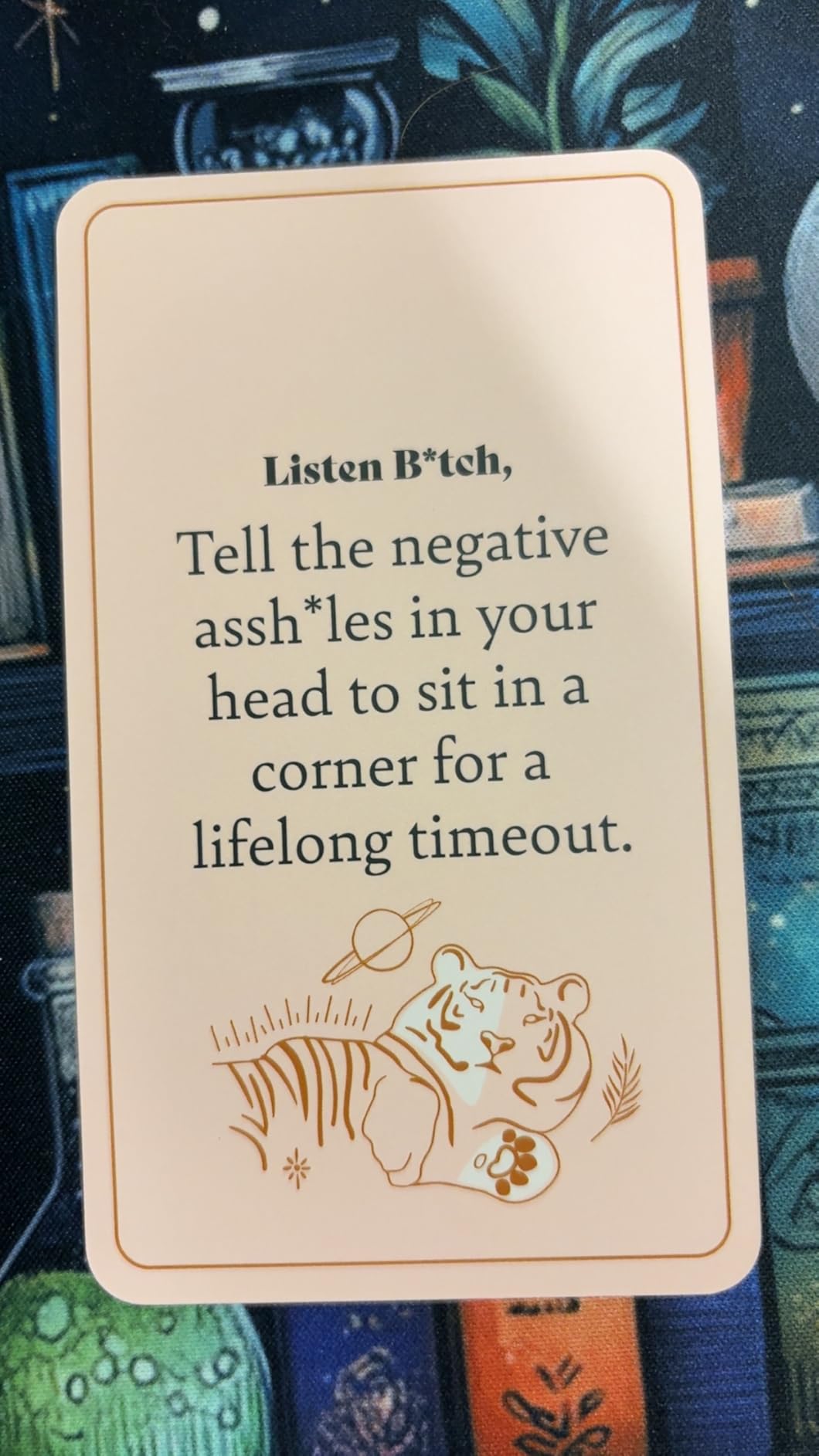 Listen B*tch Affirmation Cards | 50 Sassy Self Love & Encouragement Cards | Help You Remember Who the F**K You Are | Best Friend Gift | Holiday & Birthday Gifts for Women, Girl Bosses, Entrepreneurs customer photo 1