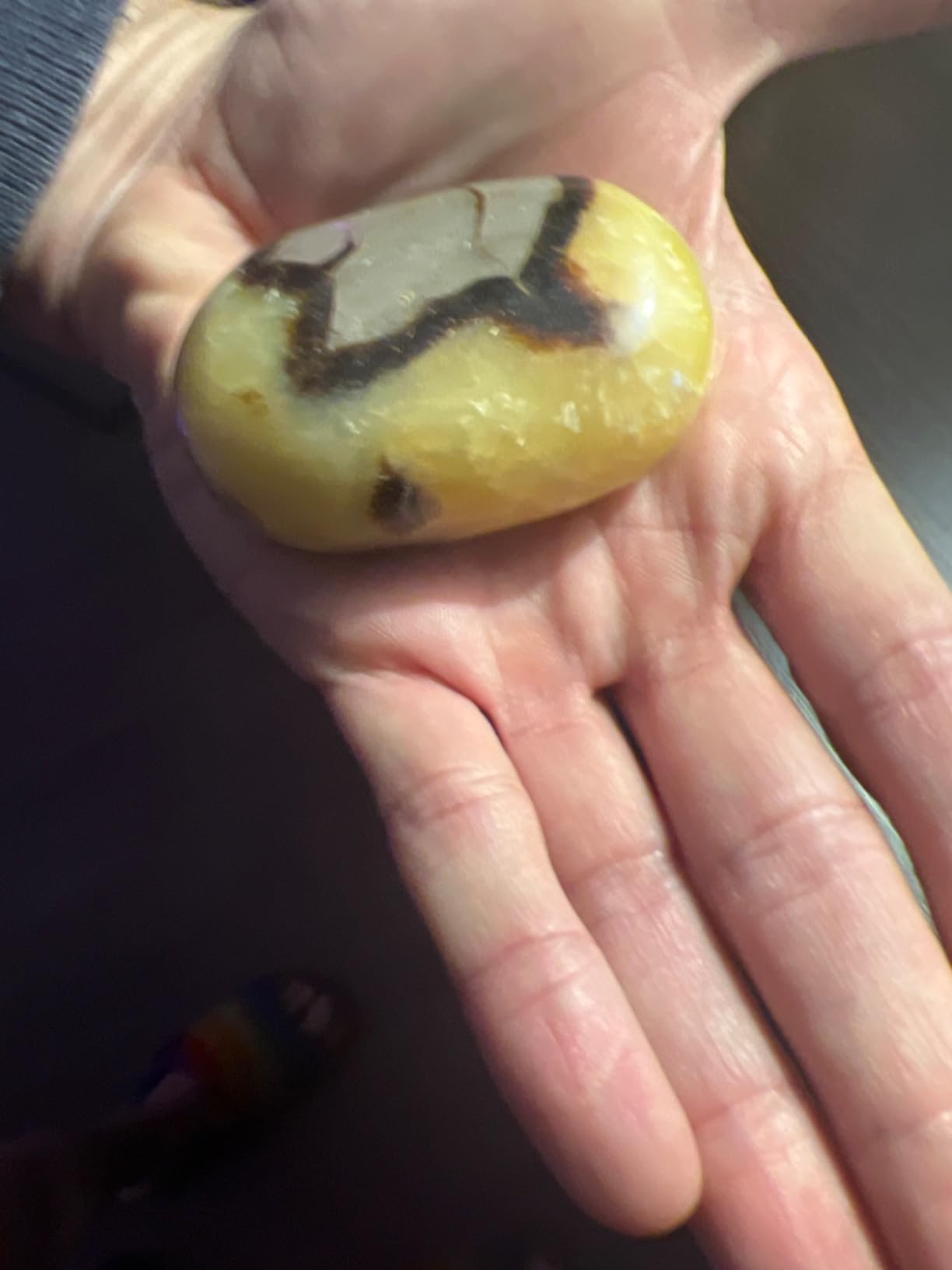Acxico 1Pcs Septarian Crystal Dragon Stone Healing Crystals Yoga Reiki Meditation 3