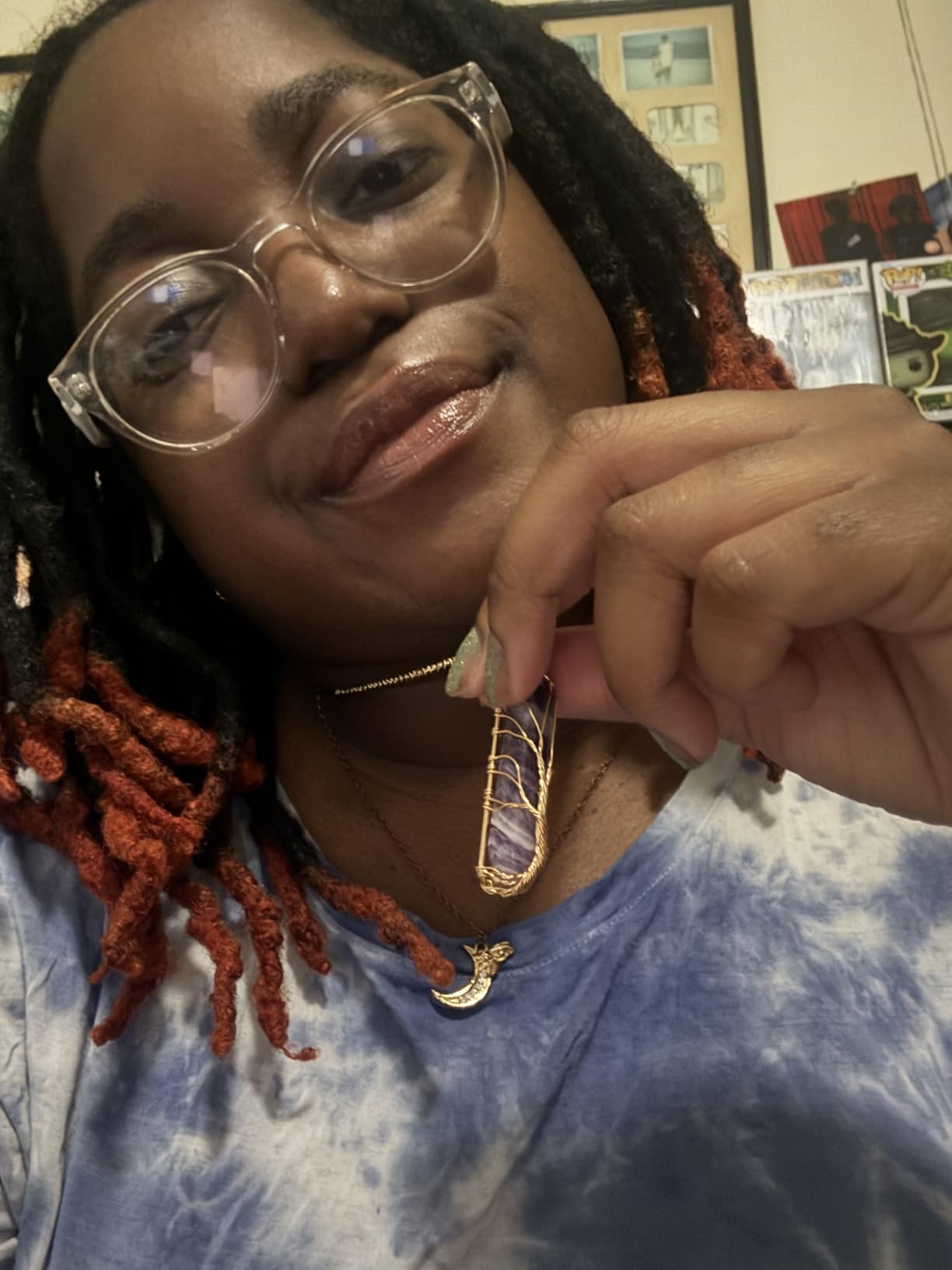 Healing Crystal Tree of Life Necklace Gemstone Jewelry customer photo 1
