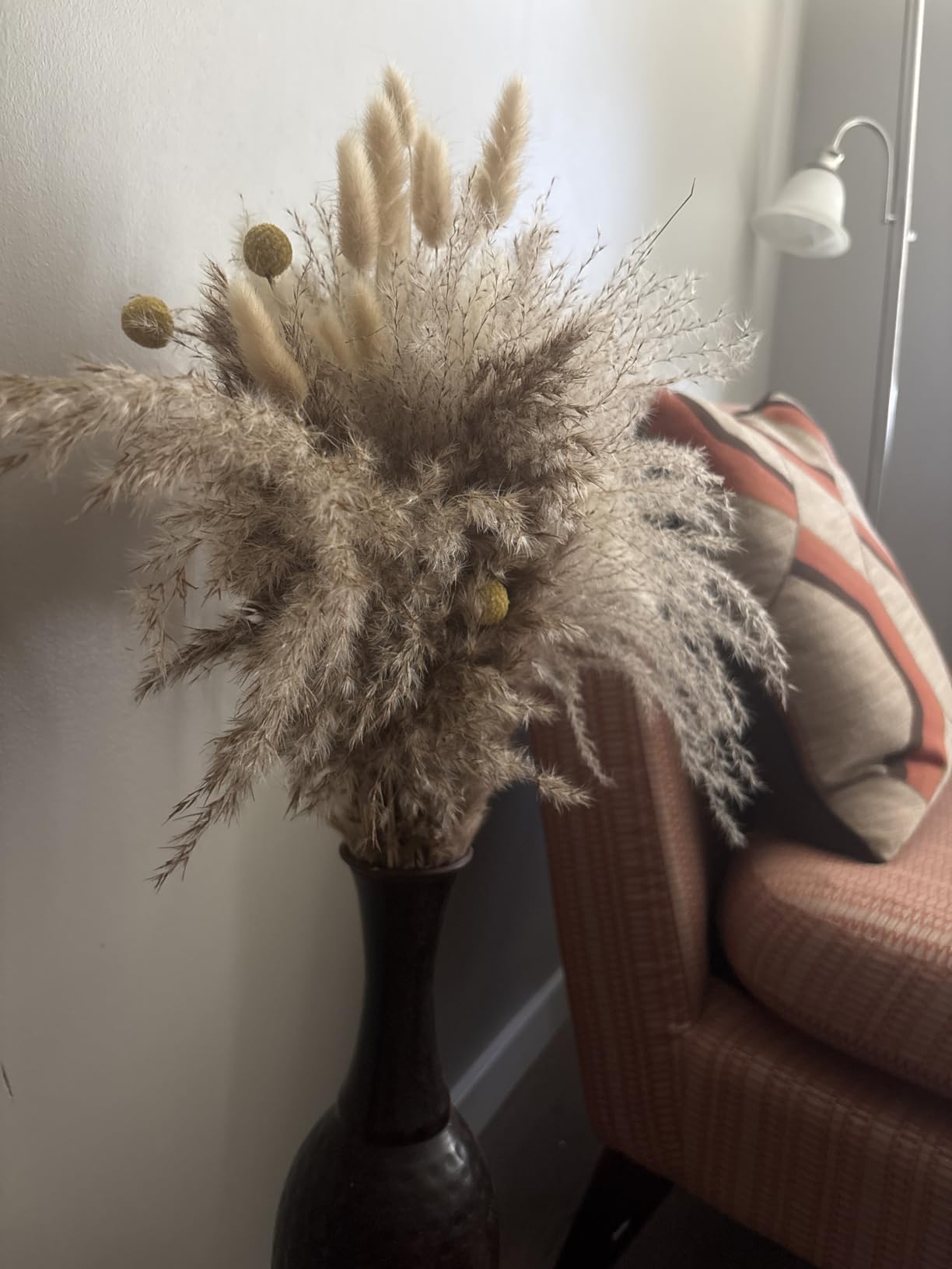 Natural Dried Pampas Grass Decor - 17.5