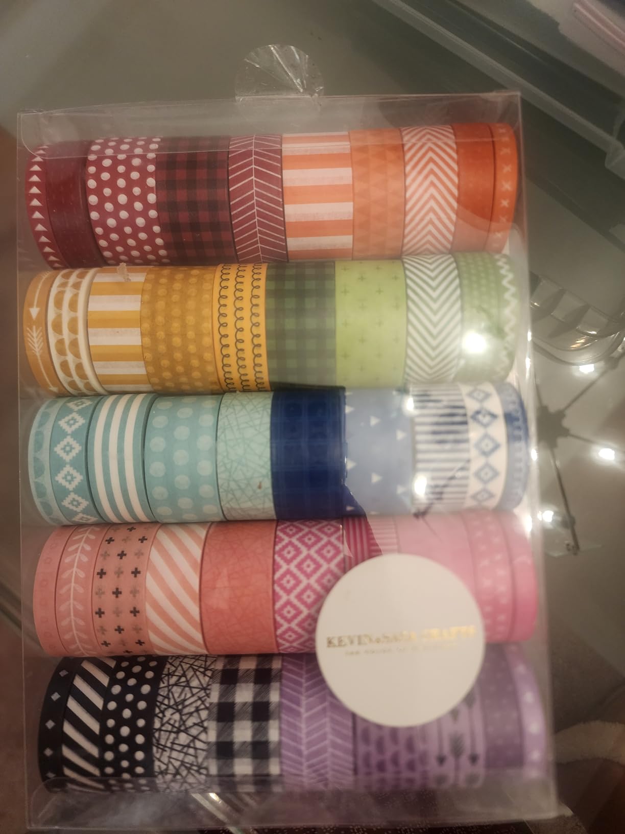 50 Rolls Washi Tape Set, Decorative Adhesive Tape for Scrapbook, Arts & Crafts, Journals, and Planners, Each Rolls 5yd Total 250yd customer photo 2
