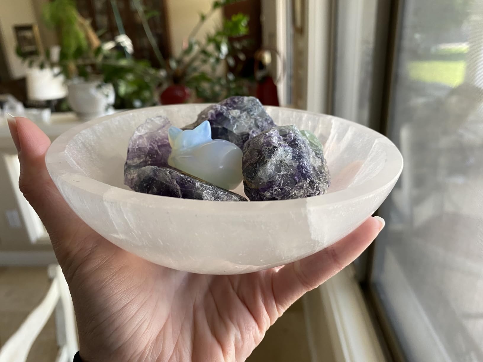 Selenite Bowl for Crystals Charging - 4