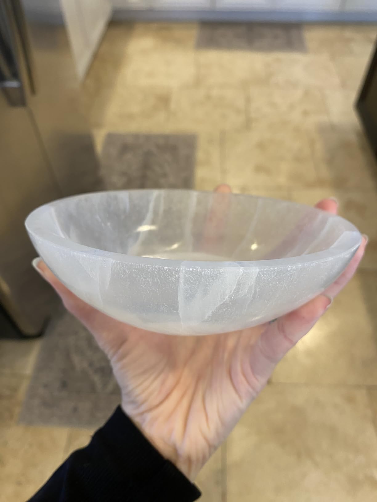 Selenite Bowl for Crystals Charging - 4