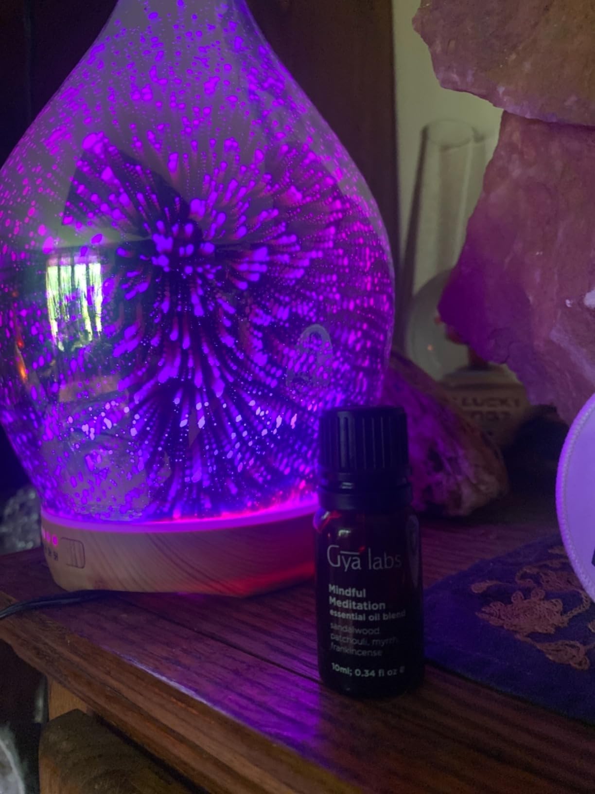 Gya Labs Mindful Meditation Essential Oil Blend - 100% Pure Natural Undiluted Meditation Essential Oil - Grounding & Relaxing (0.34 Fl Oz) customer photo 1