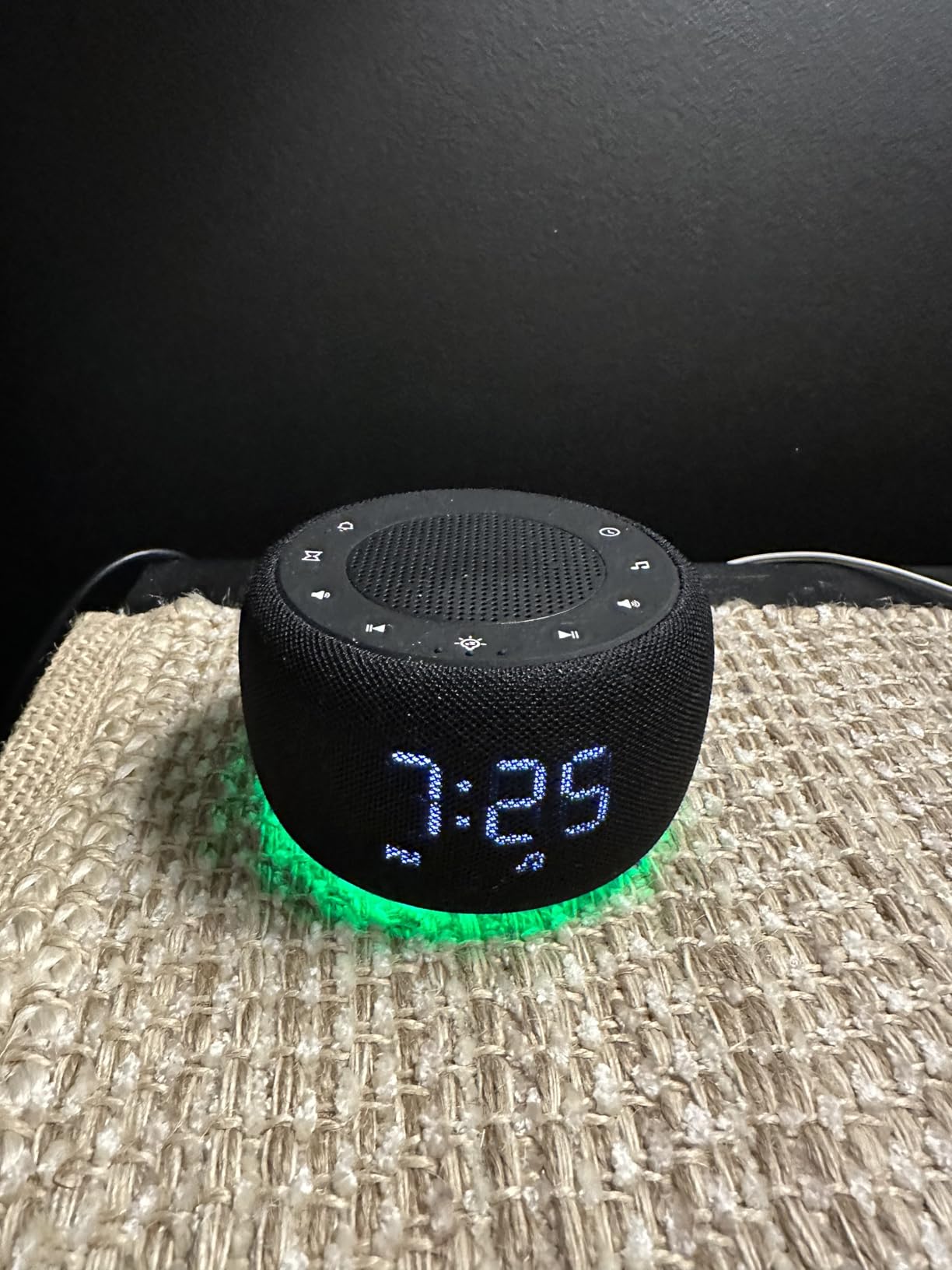 Buffbee Alarm Clock with Sound Machine for Bedrooms - 2-in-1 White Noise Machine for Sleep, Gentle Wake-Up with Soft Alarm Sounds, Ambient Night Light customer photo 1