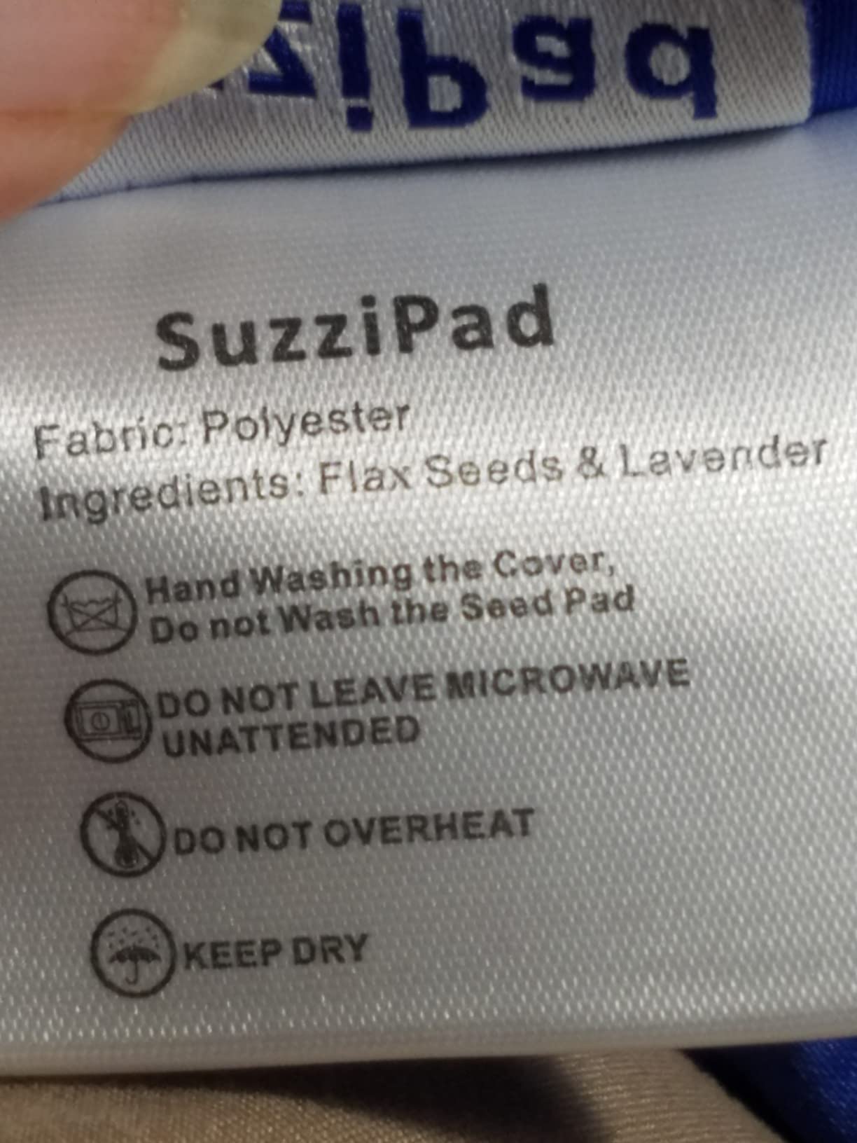 SuzziPad Hot & Cold Lavender Eye Pillow for Relaxing, Sapphire, 4 Packs | Washable Weighted Yoga Eye Mask For Meditation, Dry Eye Soothing & Sleep; Blocks Light, Soothes Migraines & Ocular Discomfort customer photo 2
