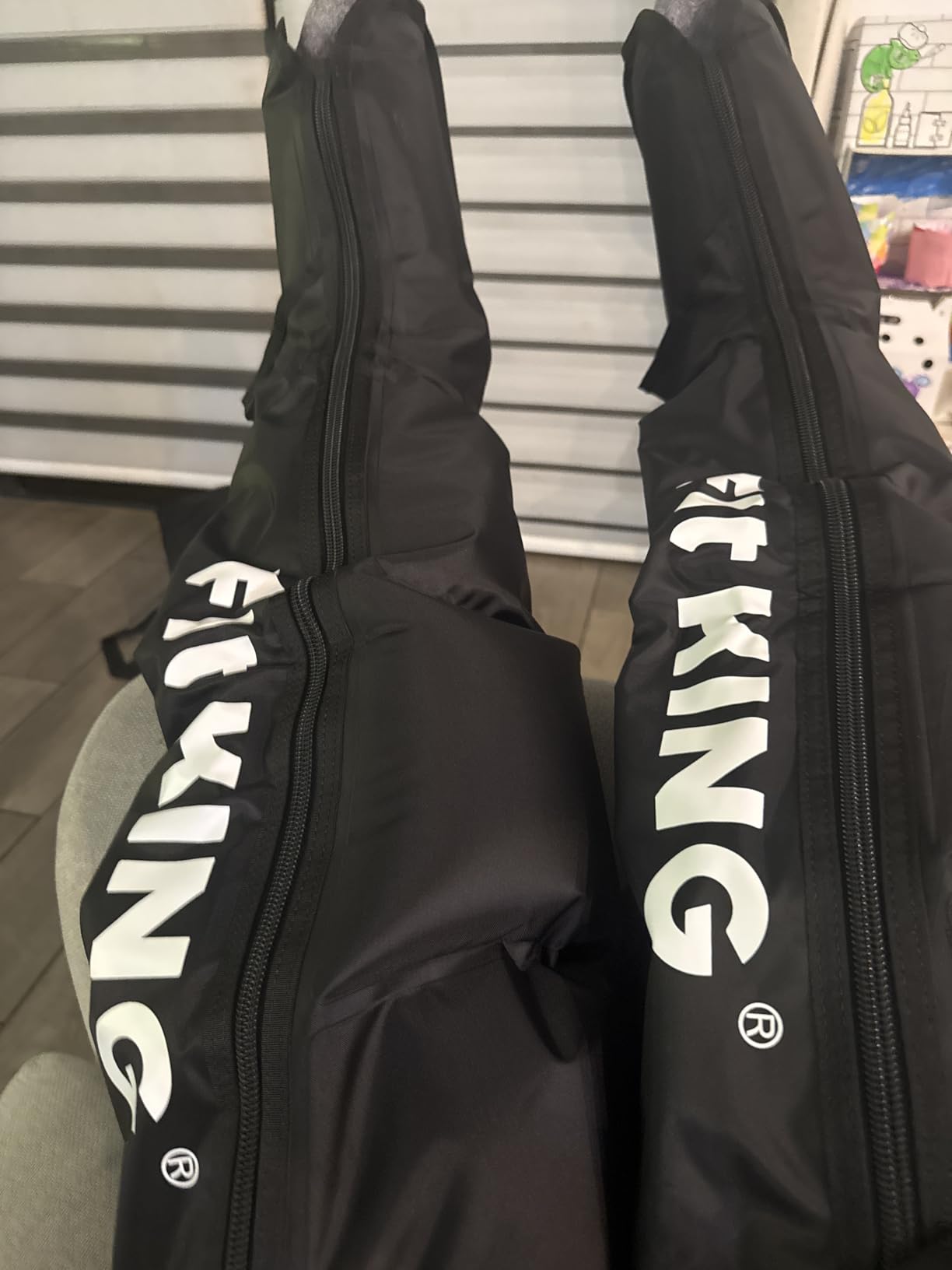 FIT KING Air Compression Recovery System, Sequential Device for Fast Recovery, Foot and Leg Massager Boots to Enhance Sports Performance, FSA-HSA (Medium) customer photo 2