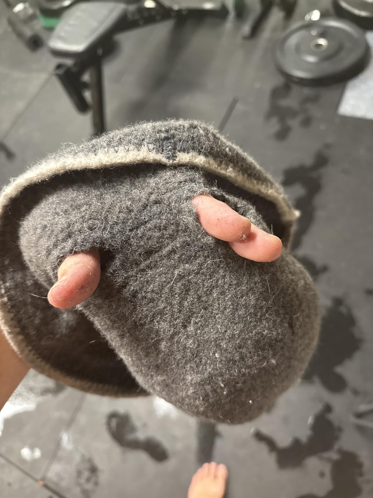 Sauna Hat for Men & Women - 100% Wool Sauna Cap, Finnish Banya Hat, Bucket Style Heat Protection for Hair & Scalp - Sauna & Infrared Sauna Accessories customer photo 1