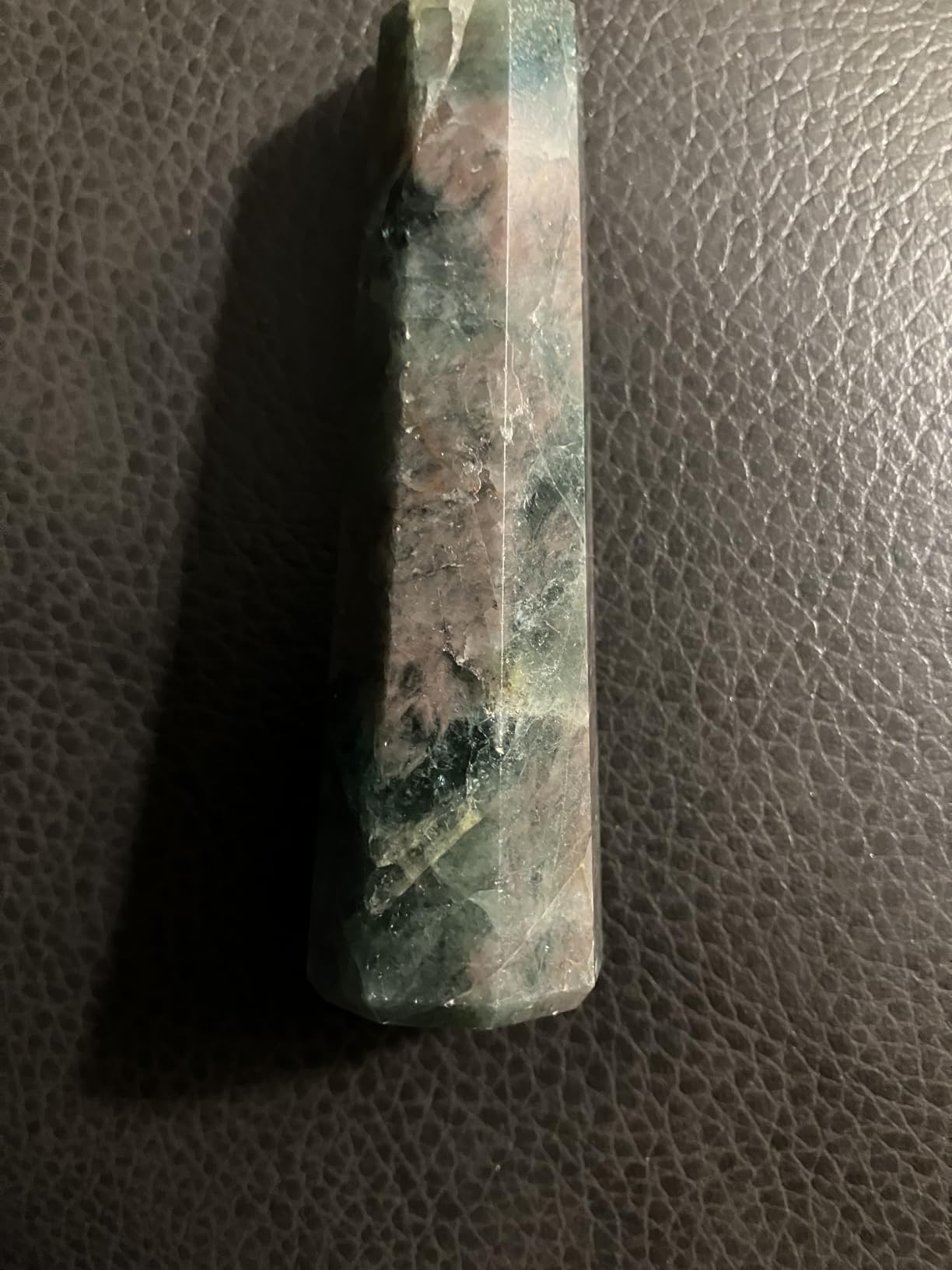 Amazing Gemstone Prehnite Crystal Towers - Natural Healing Crystal Point Obelisk for Reiki Healing and Crystal Grid (2