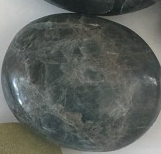 Blue Apatite Crystal Palm Stone, 45-50mm Large Meditation Healing Crystal | Natural Healing Stone for Good Luck, Positive Energy, Relaxation and Stress Relief - Gifts for Men Women customer photo 1