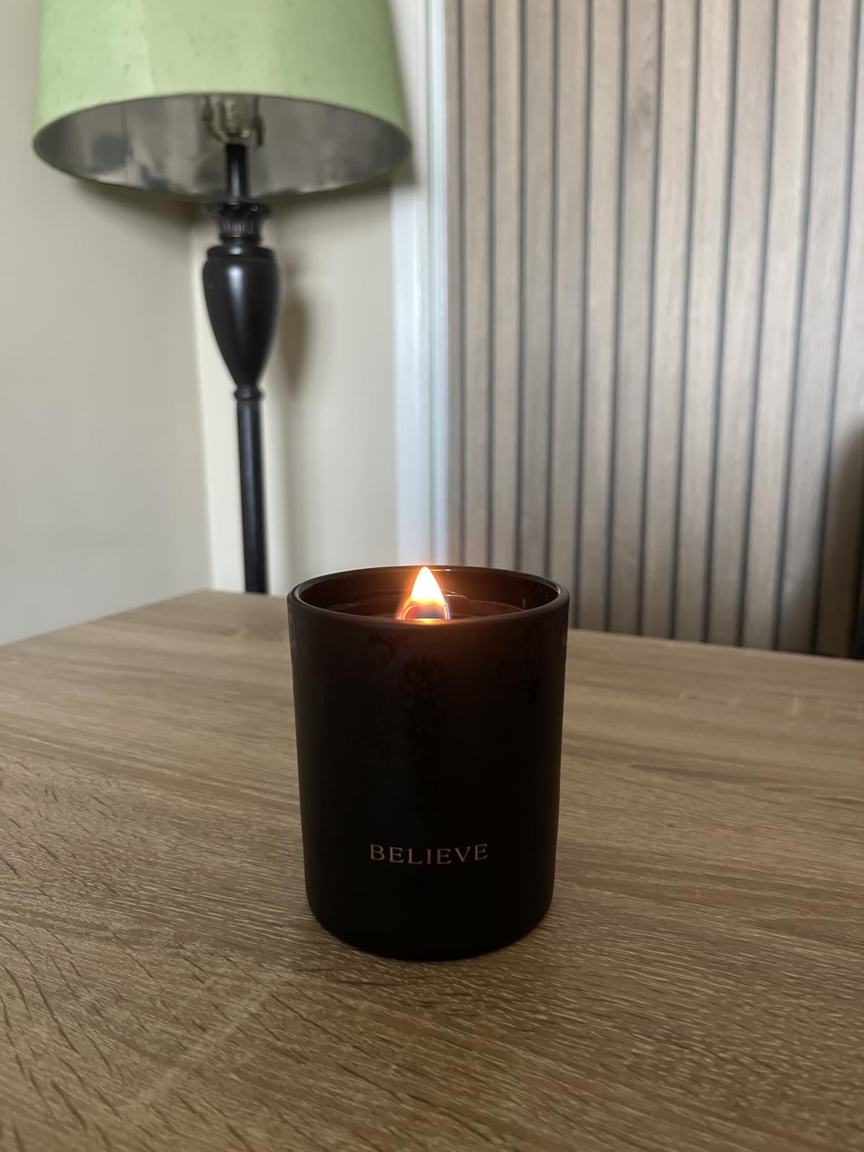 Black Orchid & Pine Moss Scented Crystal Candle - Luxury Manifestation Candle with Smoky Quartz and Clear Quartz Crystals - 7.4oz Natural Soy, Coconut & Beeswax, Wood Wick customer photo 2