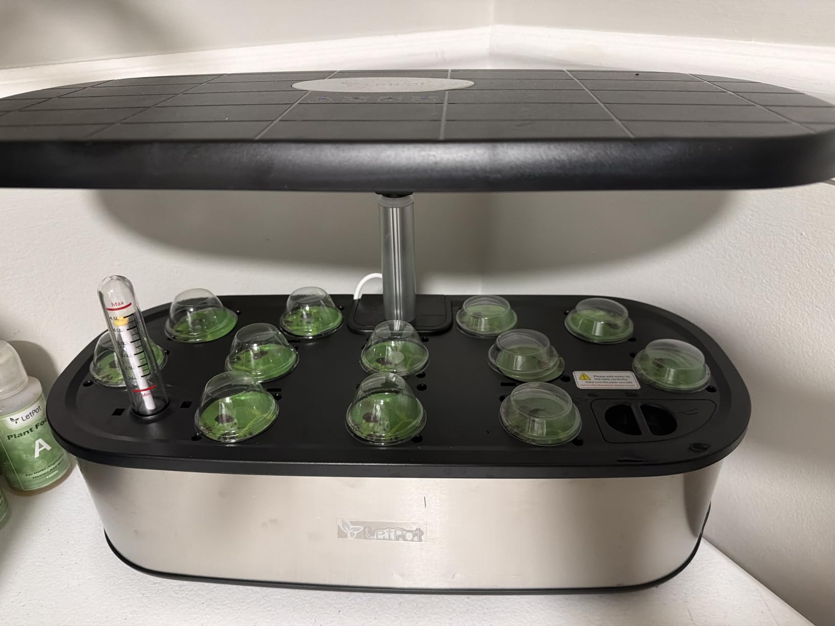 LETPOT LPH-SE Hydroponics Growing System, 12 Pods Smart Herb Garden Kit Indoor, APP & WiFi Controlled, with 24W Growing LED, 5.5L Water Tank, Pump System, Automatic Timer customer photo 1