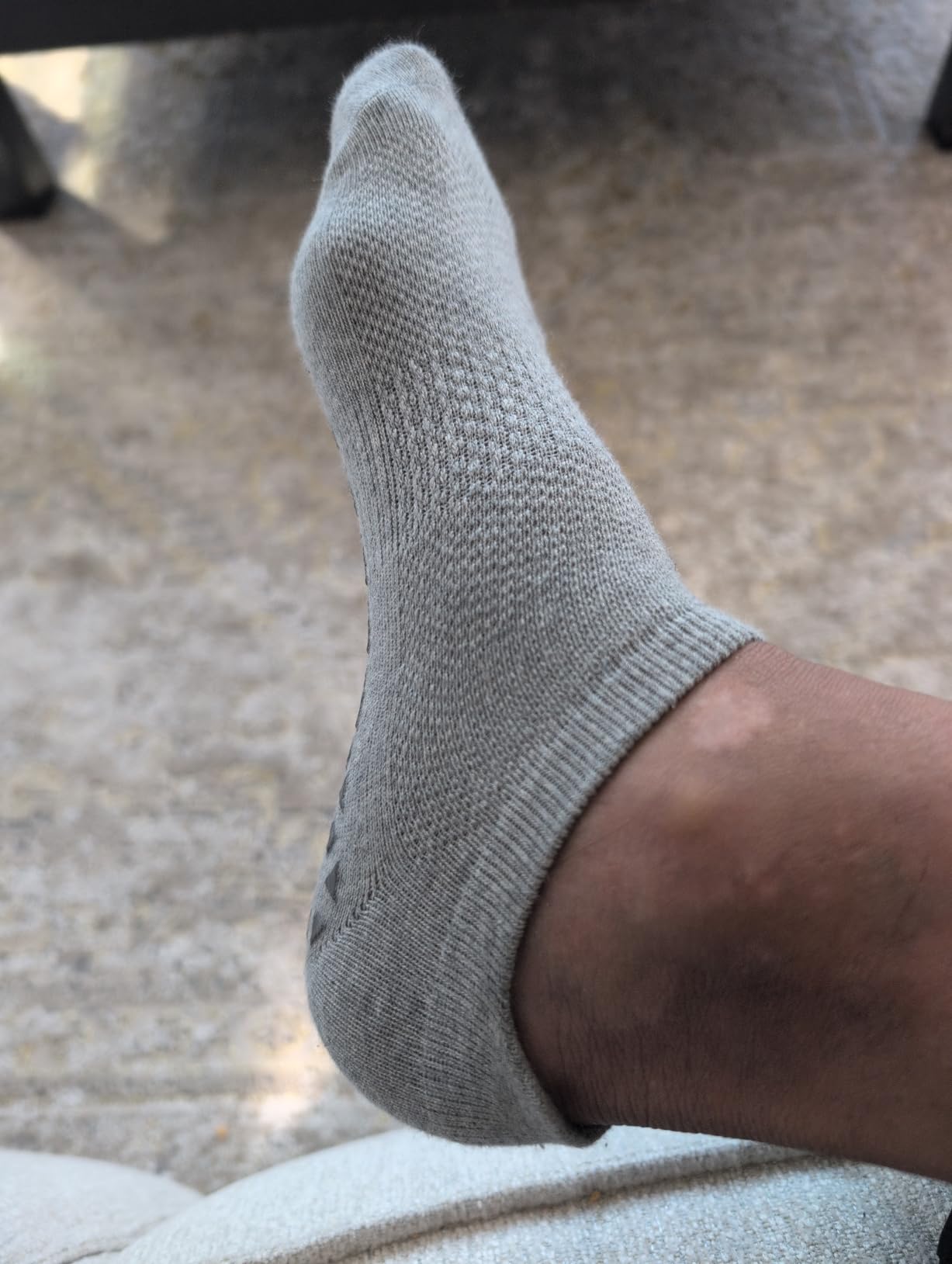 Hromec Pilates Socks Non Slip Grips for Yoga Barefoot Ballet Barre Hospital | Versatile Non-Slip Grippy Socks for Yoga, Pilates, Barre, Ballet, Gym, Hospital, Physiotherapy, Elderly, Pregnancy customer photo 1