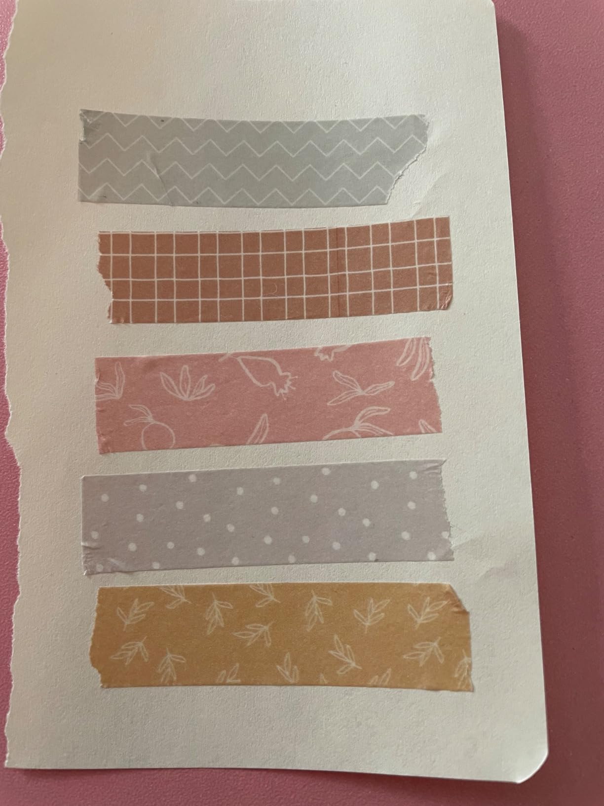DIVERSEBEE Pastel Washi Tape Set, 5 Rolls Decorative Scrapbook Tape, Cute Craft Tape, Scrapbooking Bullet Journal Supplies, Bible Journaling, Planner Accessories, Gift Wrap Tape (Forest) customer photo 1