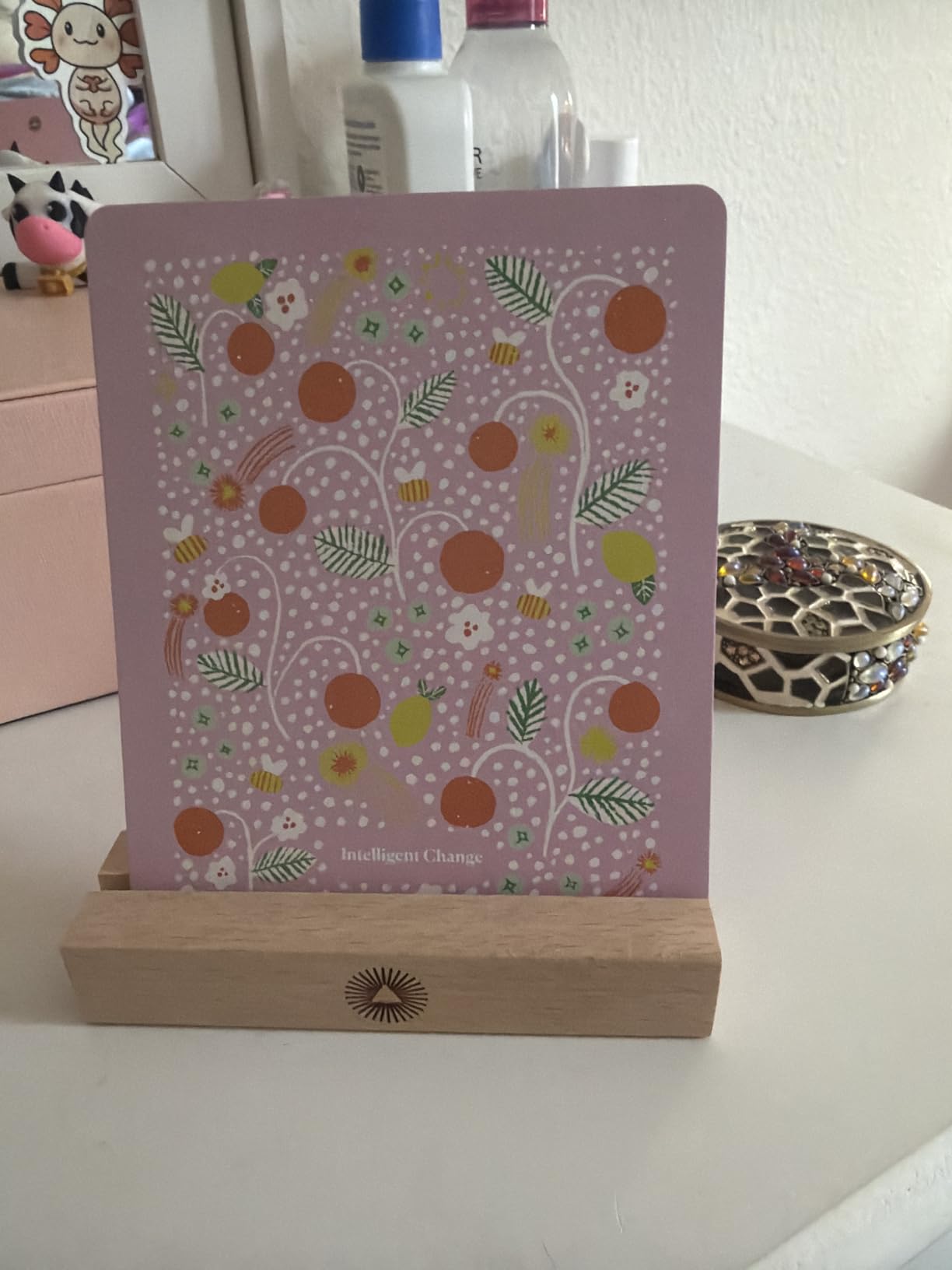 Intelligent Change 30 Positive Mindful Affirmation Cards for Kids with Display Stand customer photo 2