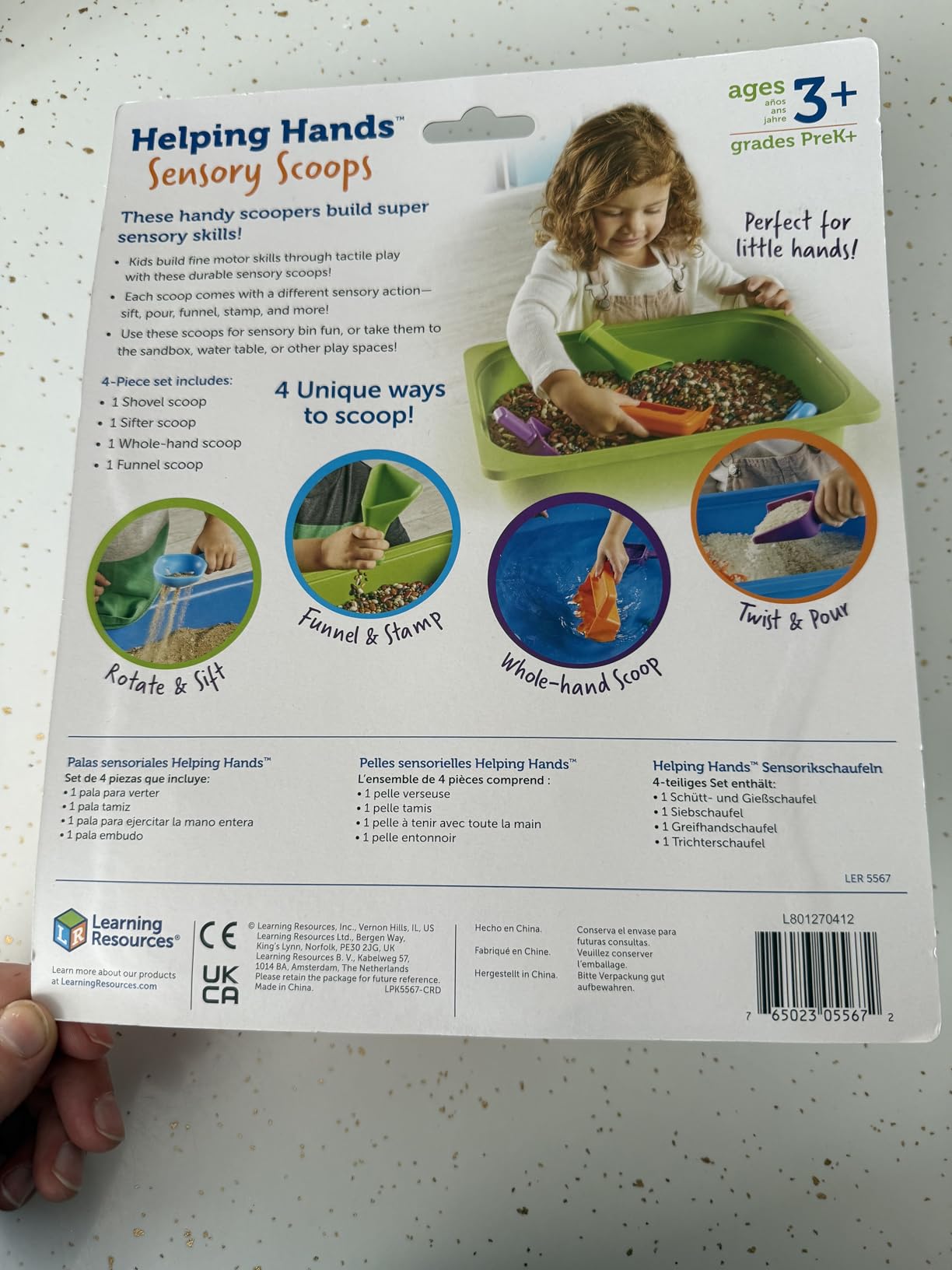 Learning Resources Helping Hands Sensory Scoops customer photo 1