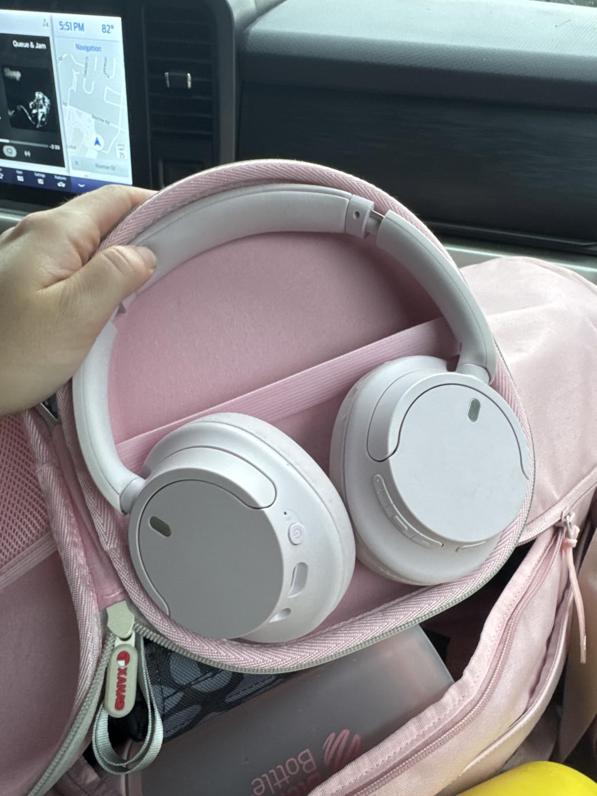 Sony WH-CH720N Wireless Noise Cancelling Over-Ear Headphones, Black customer photo 1