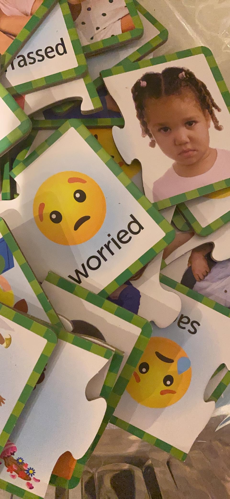 Learning Resources Feelings & Emotions Puzzle Cards - SEL, Emotional Regulation Tools for Kids, Toddlers Calming Corners, Montessori Essentials, Matching Games, Flash Cards, Homeschool, Preschool customer photo 1