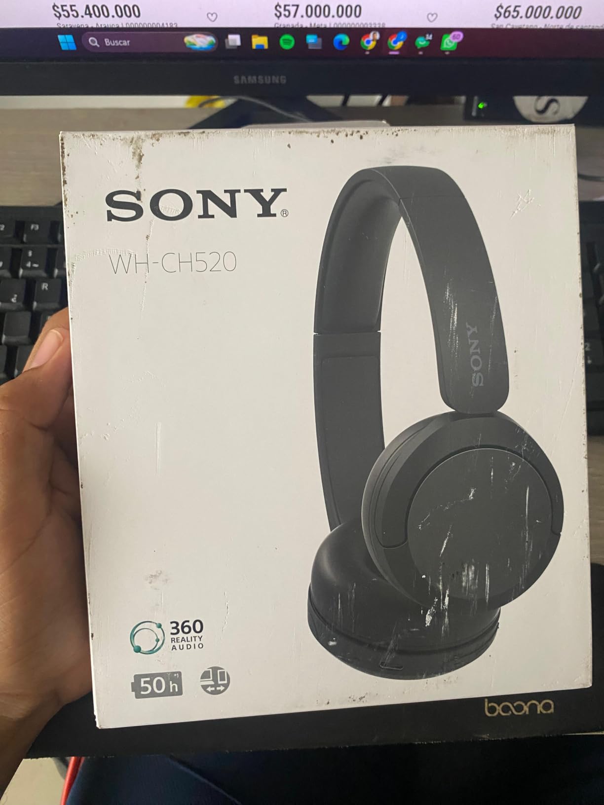 Sony WH-CH520 Wireless Headphones Bluetooth On-Ear Headset with Microphone and up to 50 Hours Battery Life with Quick Charging, Cappuccino customer photo 2