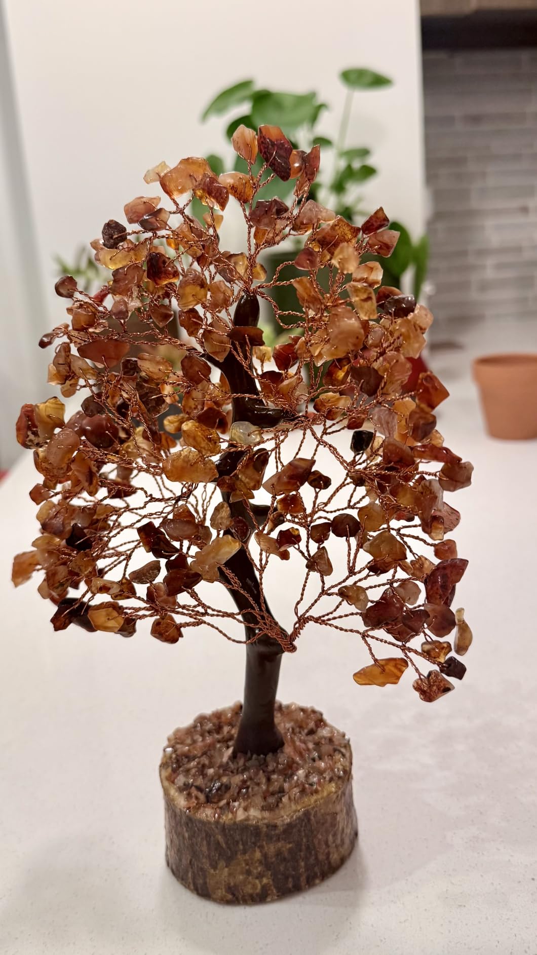 Amethyst Crystal Tree of Life Birthday Gifts for Women, Men, Friends, Handmade Chakra Healing Crystals Tree for Home Office Decor, Positivity, Good Luck, Money, Unique Gifts for Her Sister, Mom, Dad customer photo 1