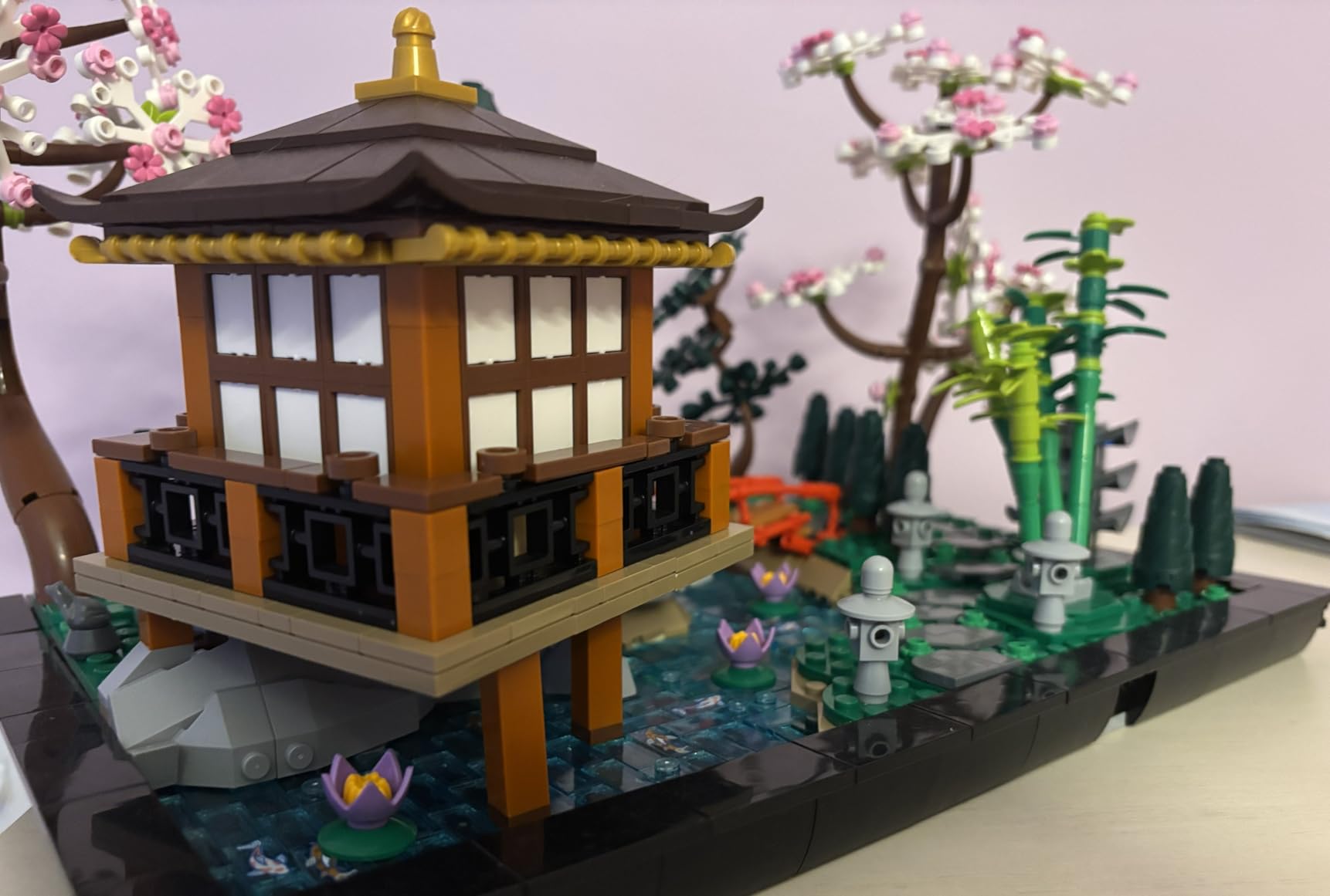 LEGO Icons Tranquil Garden Building Set - Detailed Japanese Zen Garden DIY Kit for Adults, Ages 18+ - Gift for Birthday - Building Block Set for Home Decor - 10315 customer photo 1