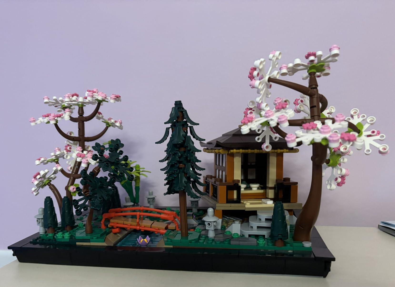 LEGO Icons Tranquil Garden Building Set - Detailed Japanese Zen Garden DIY Kit for Adults, Ages 18+ - Gift for Birthday - Building Block Set for Home Decor - 10315 customer photo 2