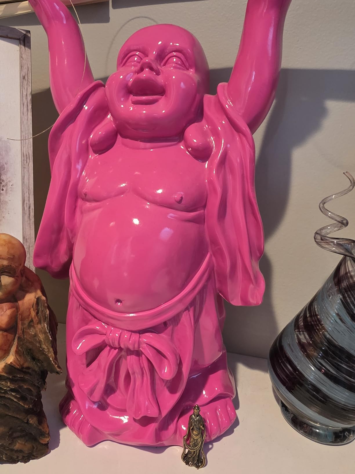 Pure Copper Guan Yin Statue & Figure - Handmade Kwan Yin Quan Am Statues customer photo 2