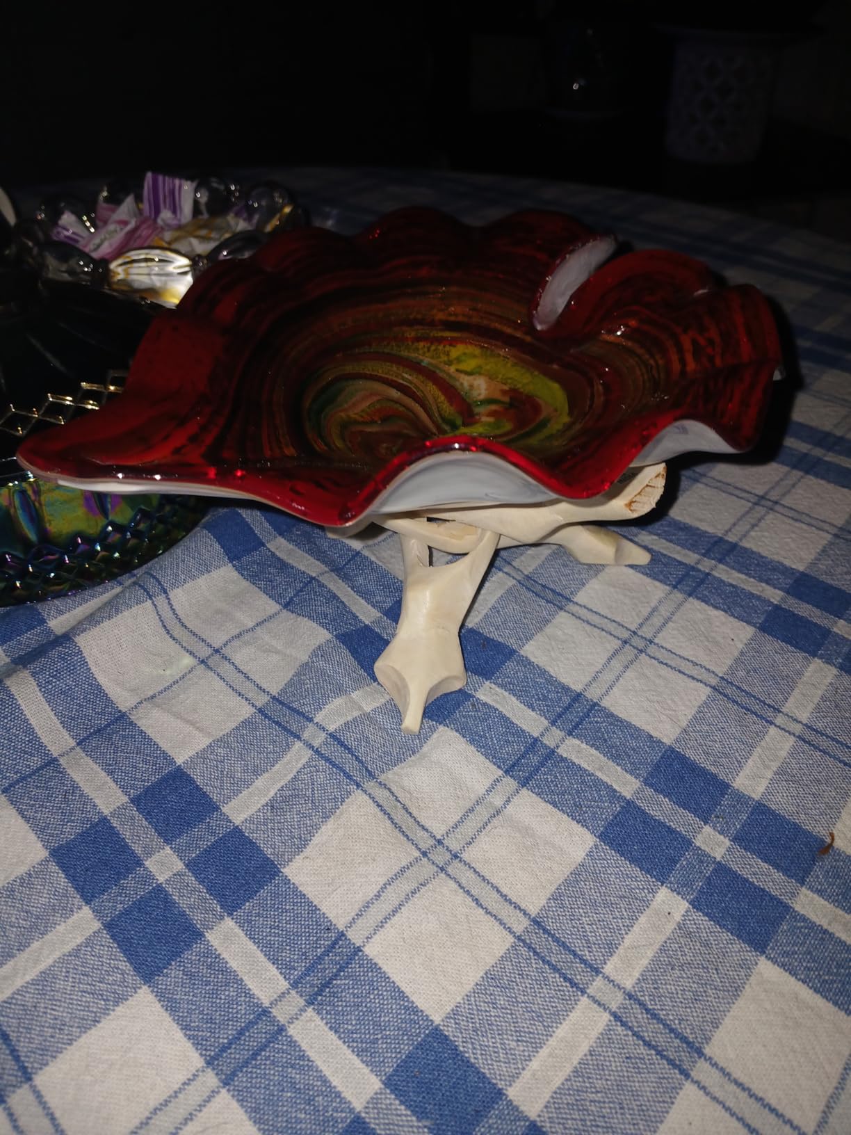 Wish Well 2 Piece Wooden Tripod Stand 4