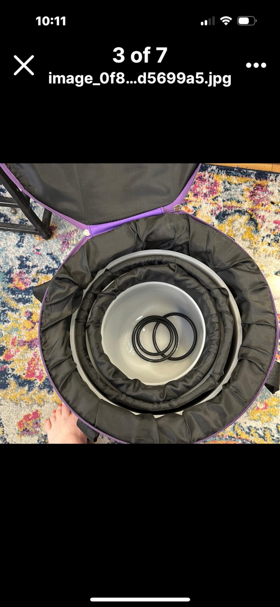CVNC 440HZ 6-12 inch Set of 7 Frosted Chakra Quartz Crystal Singing Bowls For Sound Healing with Heavy Duty Carrying Cases customer photo 1