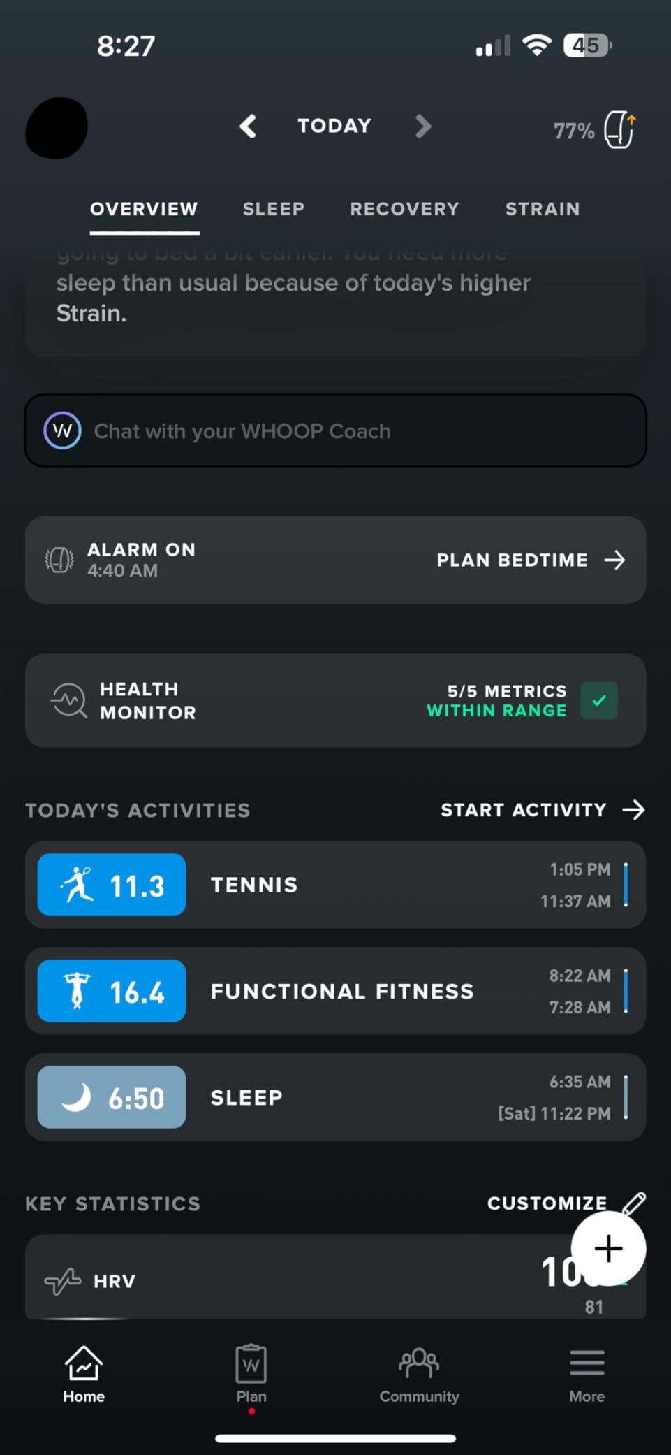Whoop 4.0 with 12 Month Subscription - Wearable Health, Fitness & Activity Tracker - Continuous Monitoring, Performance Optimization, Heart Rate Tracking customer photo 2
