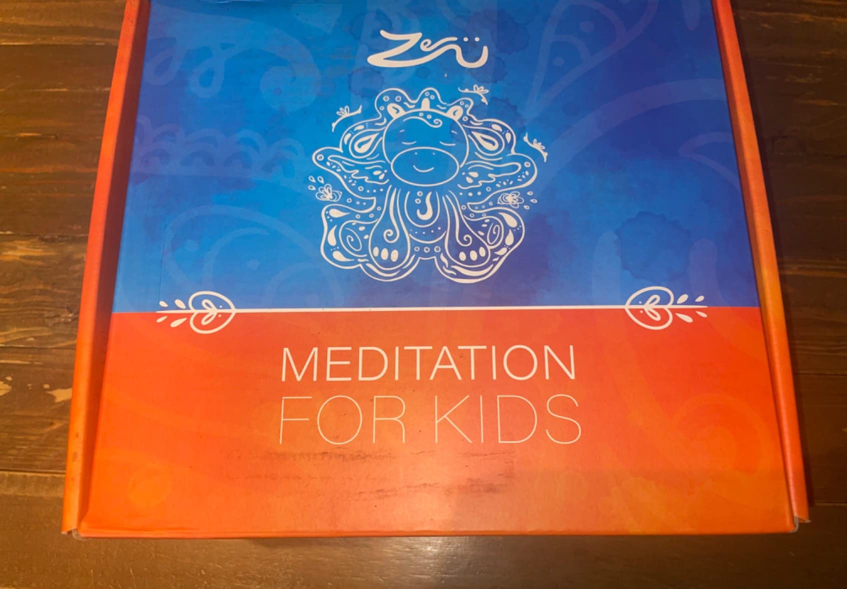 Kids Meditation Kit with Mandala Rug, Meditation Companion, Breathing Exercises, Mindfulness Guide & Affirmation Cards - Foster Positive Mindset and Inner Peace for Children (Mom's Choice Award) customer photo 1