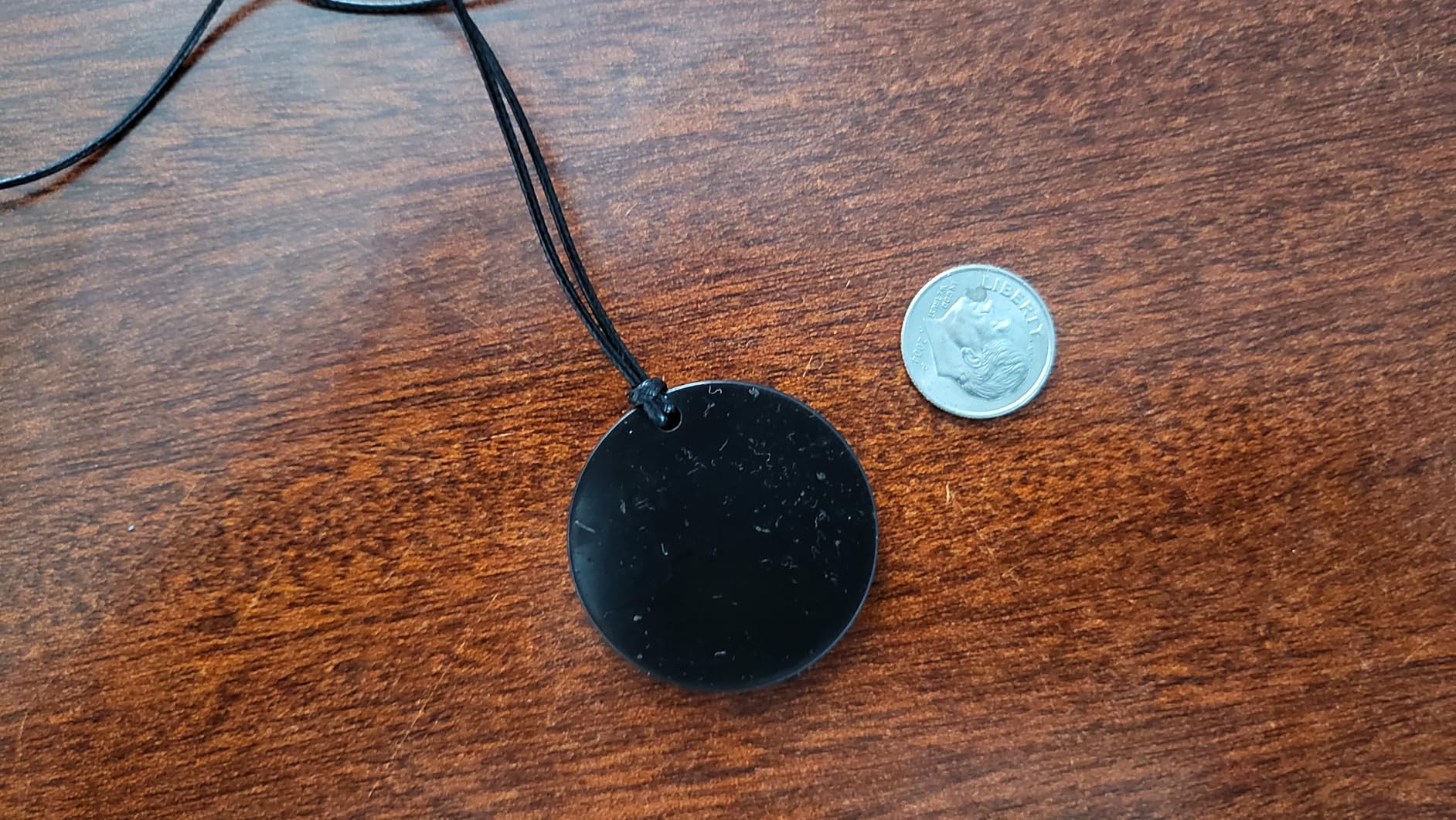 Shungite Pendants - Various Geometric Shapes - Authentic Stone - Certified customer photo 1
