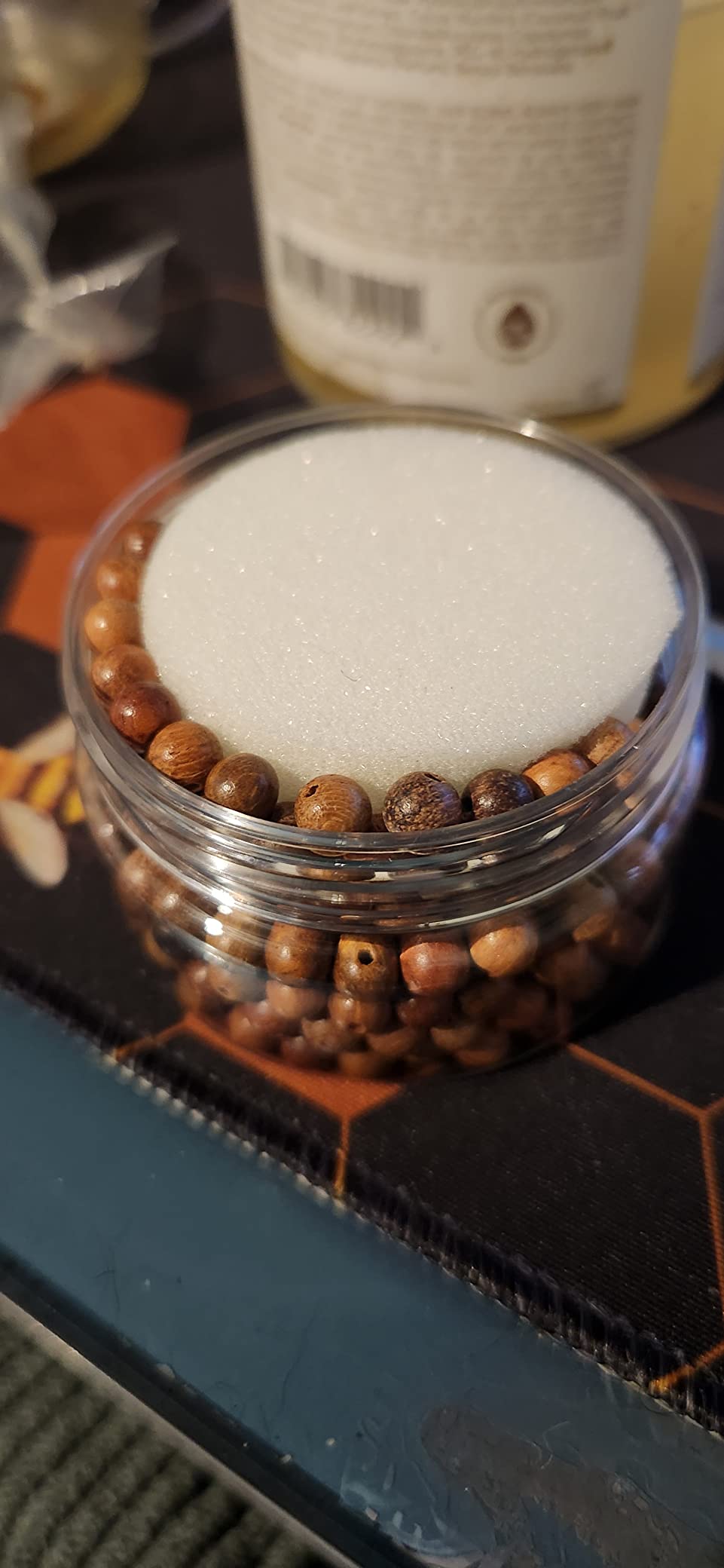 Elecrelive Rosewood Mala Making Kit 352pcs 8mm Rosewood Beads & Buddha Head Beads & Metal Charms & Elastic Cords for Prayer Bracelet Necklace Lanyard Making customer photo 2