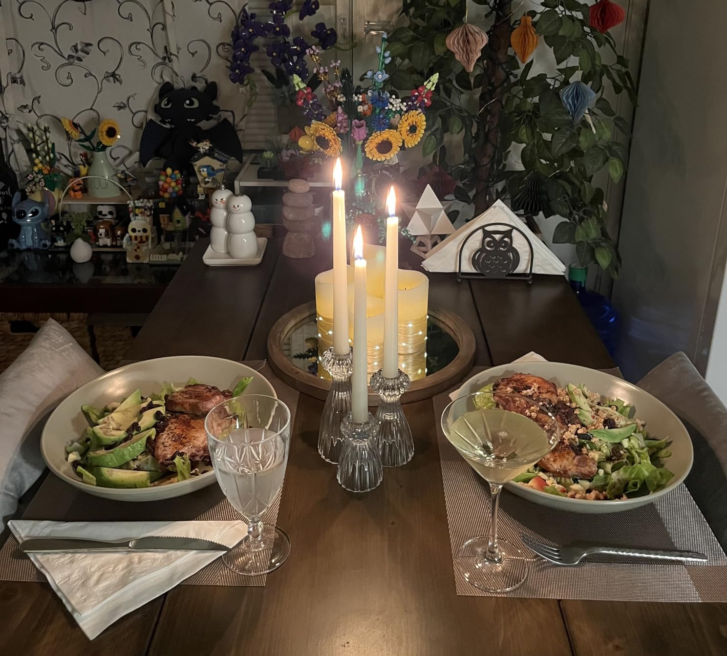 flamecan Ivory Taper Candles, Set of 20 Unscented and Smokeless 10 Inch Taper Candles Long Burning, Paraffin Wax with Cotton Wicks for Burning Approximately 7-8 Hours Time customer photo 2