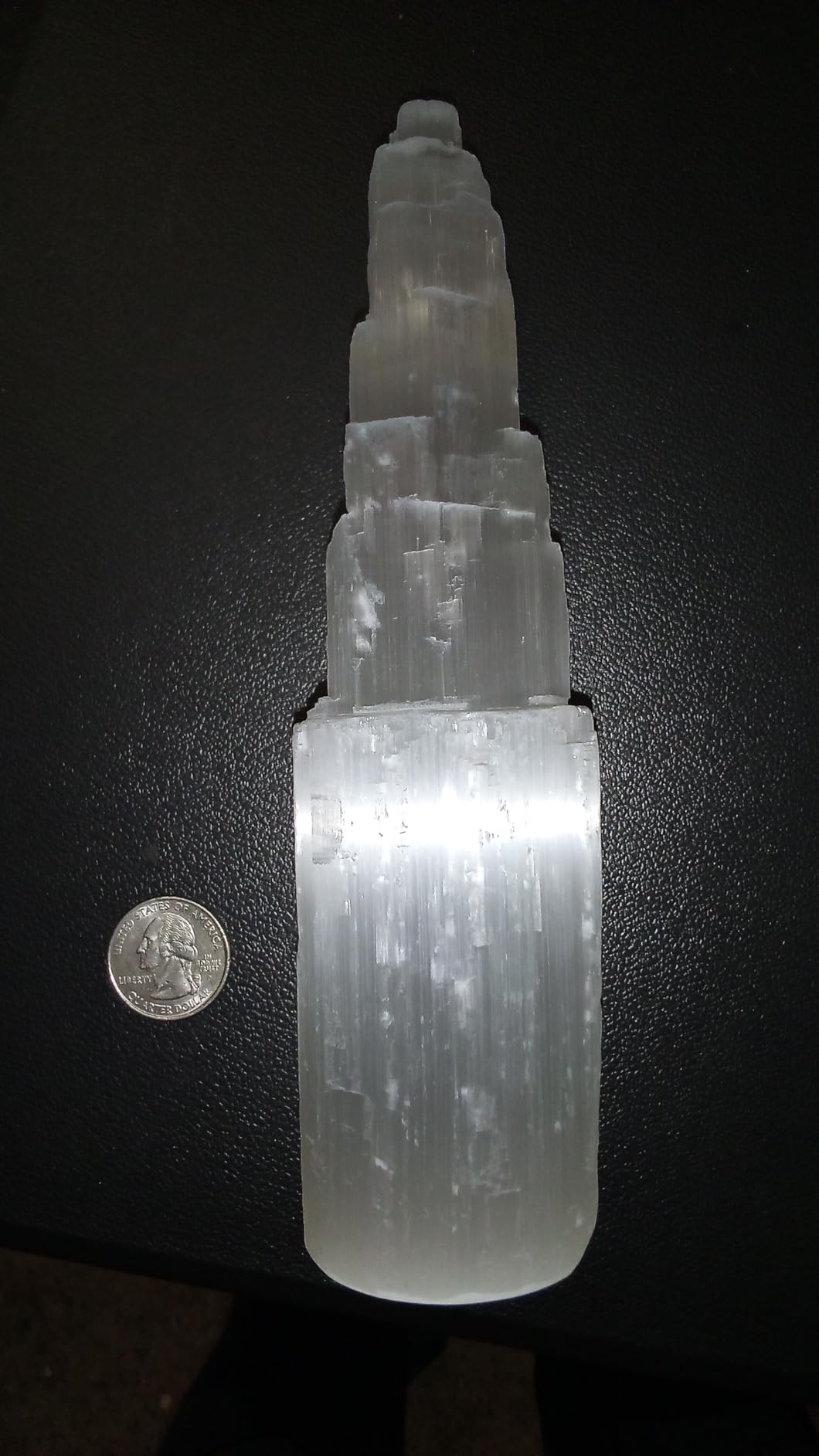 Wish Well Extra Large Selenite Tower, 8