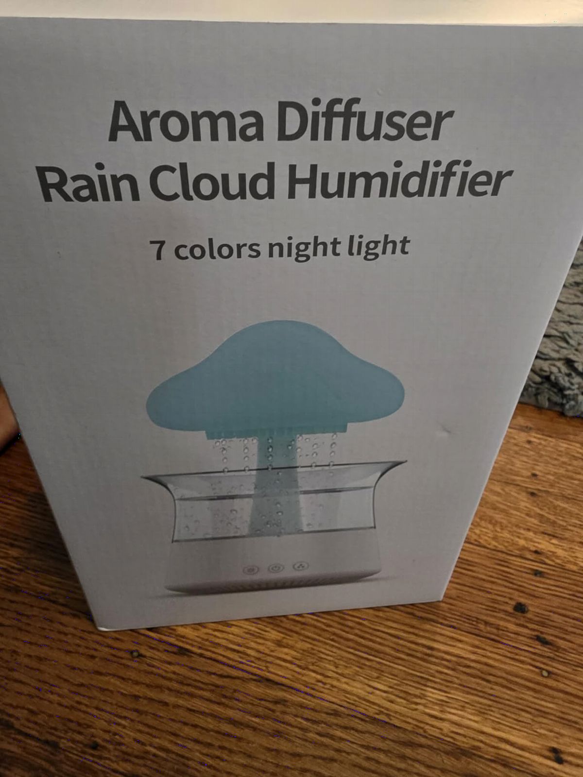 cjc Cloud Rain Humidifier for bedroom with Soothing Rain Sounds Sleep Aid, Waterfall Night Light, Mushroom Design Air Moisturizer, Room Decor Aesthetic for living room customer photo 1