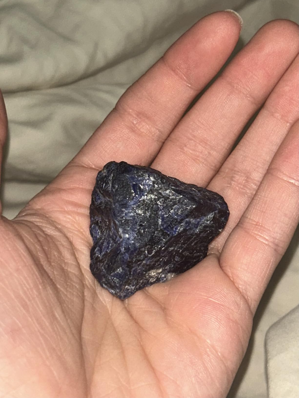 Erliway Lepidolite Raw Crystal Stone Large 1.25-2.0 Healing Crystals | Natural Rough Stones Crystal for Tumbling, Cabbing, Fountain Rocks, Home Decoration, Polishing, Wire Wrapping, Wicca & Reiki customer photo 1