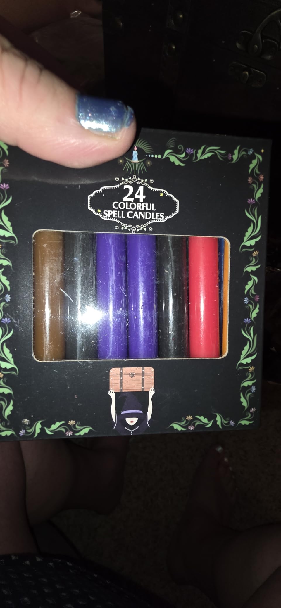 SHYSHINY Huge Witchcraft Kit, 200Pack Witchcraft Supplies for Witch Spells, Wiccan Supplies and Tools with Wooden Box Witch Starter Kit for Beginners customer photo 2
