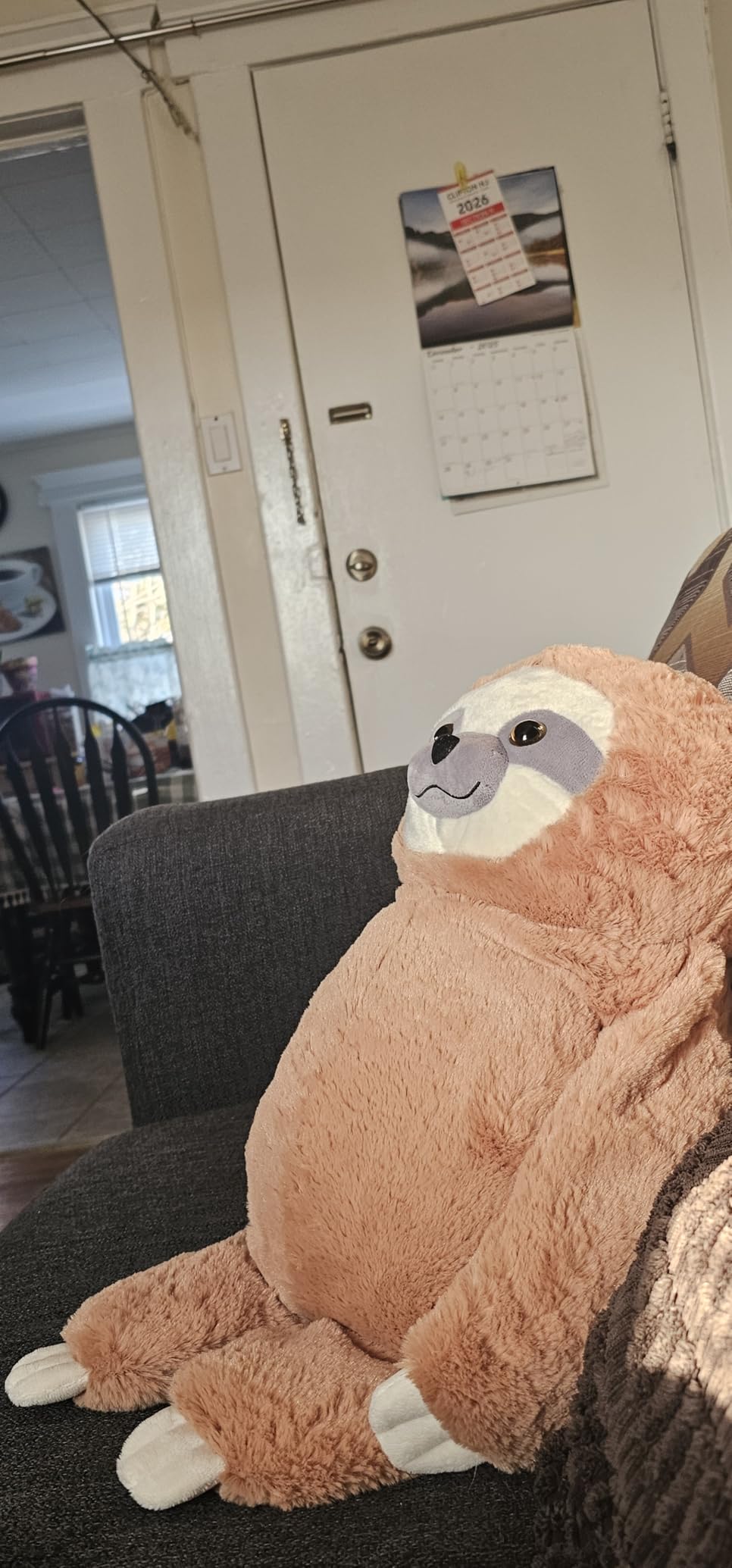 Weighted Stuffed Animal for Anxiety | Calming & Comforting 5 Lbs | Weighted Plush Animal Sloth | Anxiety Stuffed Animals for Adults & Kids customer photo 1