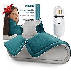 Heating Pad for Neck Shoulders Back, Upgraded PTC+NTC Even Heating, Versatile Electric Heated Neck Wrap for Full-Body Relax, Birthday Gifts for Women Men Mom Dad Wife Husband, ETL Safety Certified customer photo 1