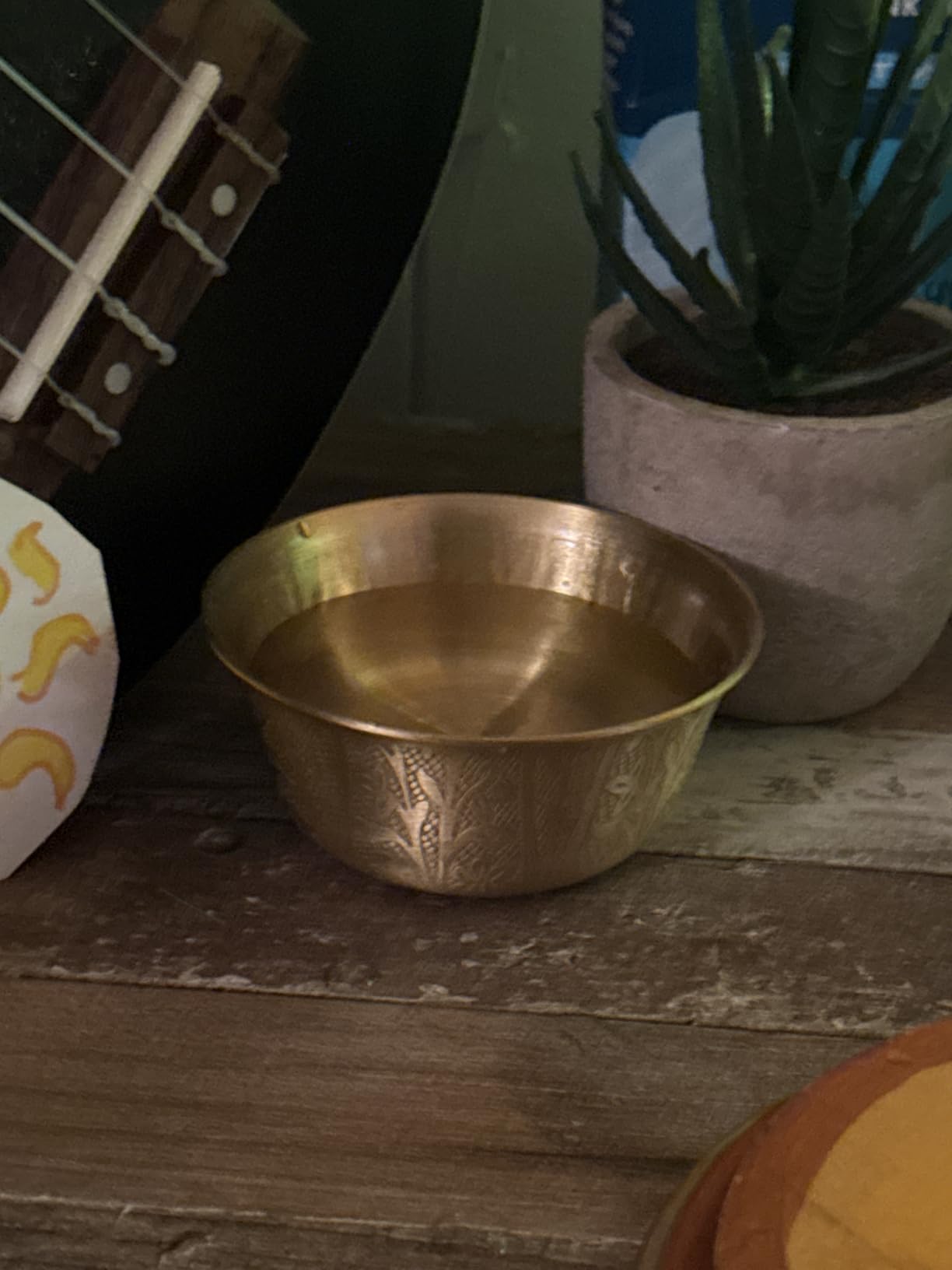3 inch Copper Offering Bowl Tibetan Bowl Holy Water Bowl Yoga Meditation Bowl Buddha Worship, Altar use, Ritual use, Incense Burner, Smudging Bowl customer photo 1