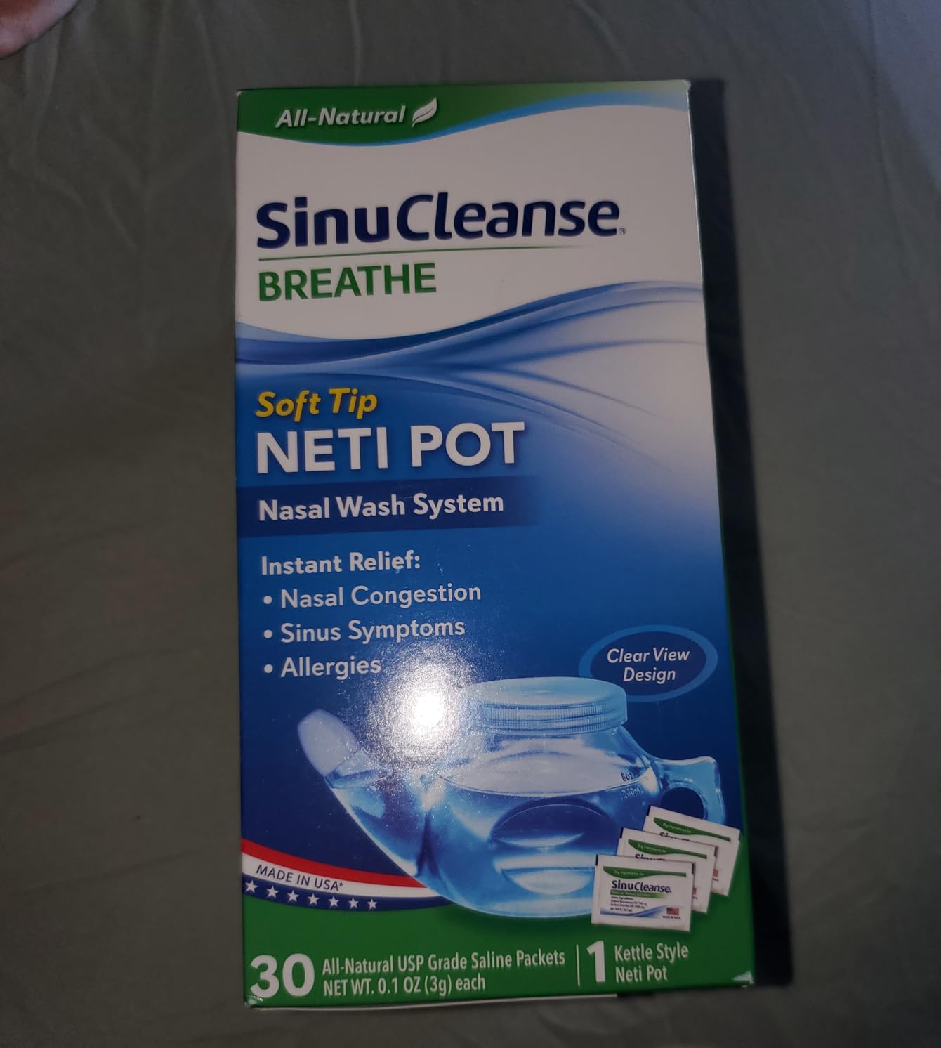 SinuCleanse Inhalo Bronchial Dry Salt Inhaler, 100% All-Natural Salt Crystals Help You Breathe Easier, 1 Portable Respiratory Inhaler customer photo 2