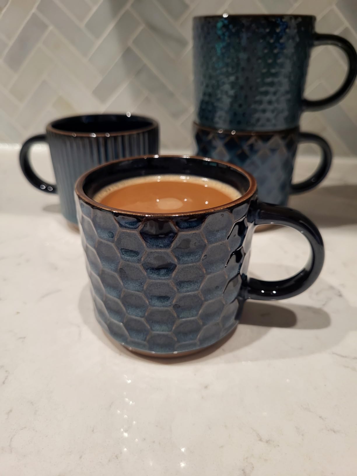 GBhome 12OZ Stackable Coffee Mugs Set of 4 customer photo 2