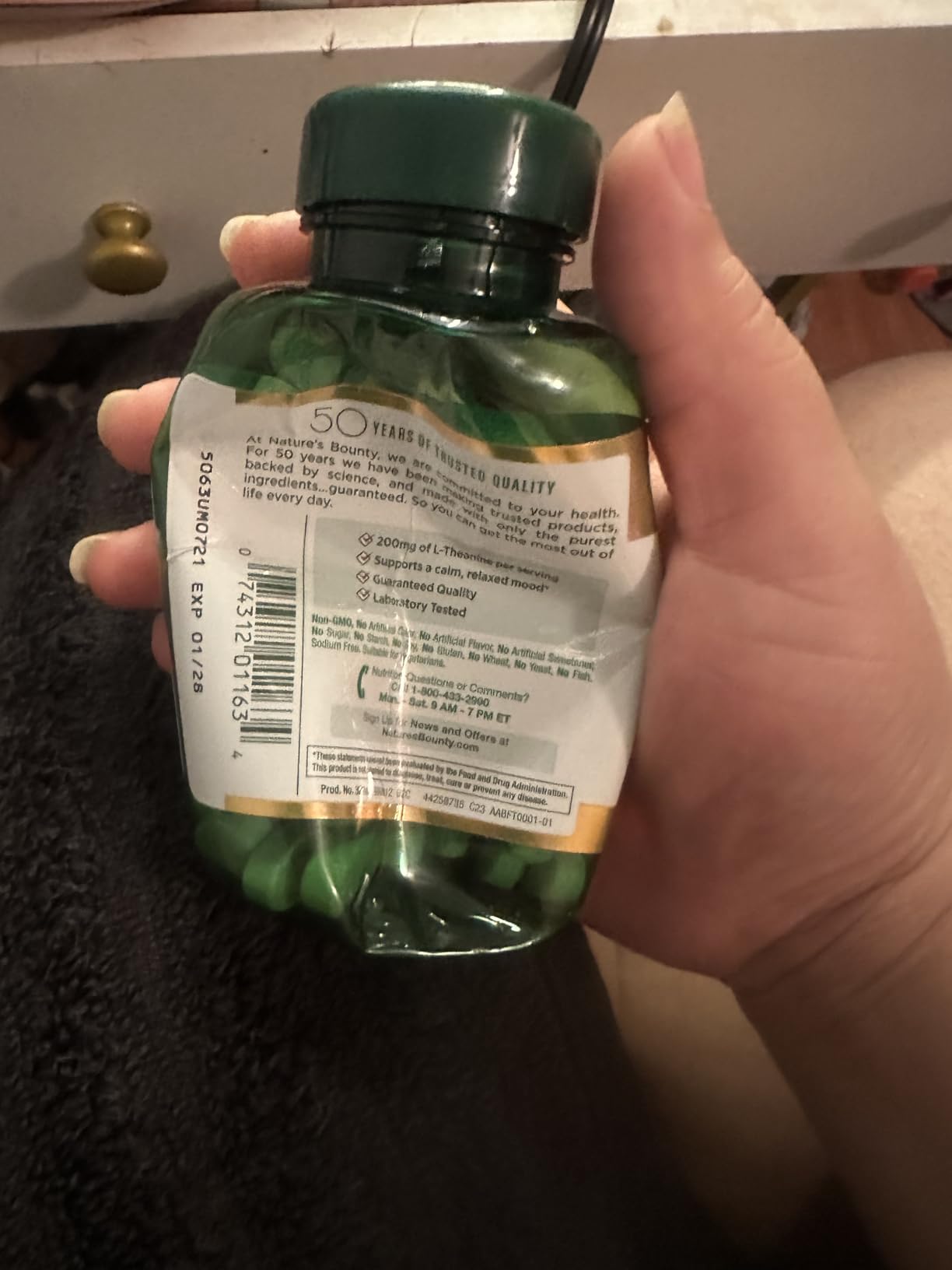 Nature's Bounty Stress Relief, Ashwagandha KSM-66, Supports Occasional Stress Relief, Dietary Supplement, 2 Tablets per Day, Vegetarian Tablets, Gluten Free, 90 Ct customer photo 2