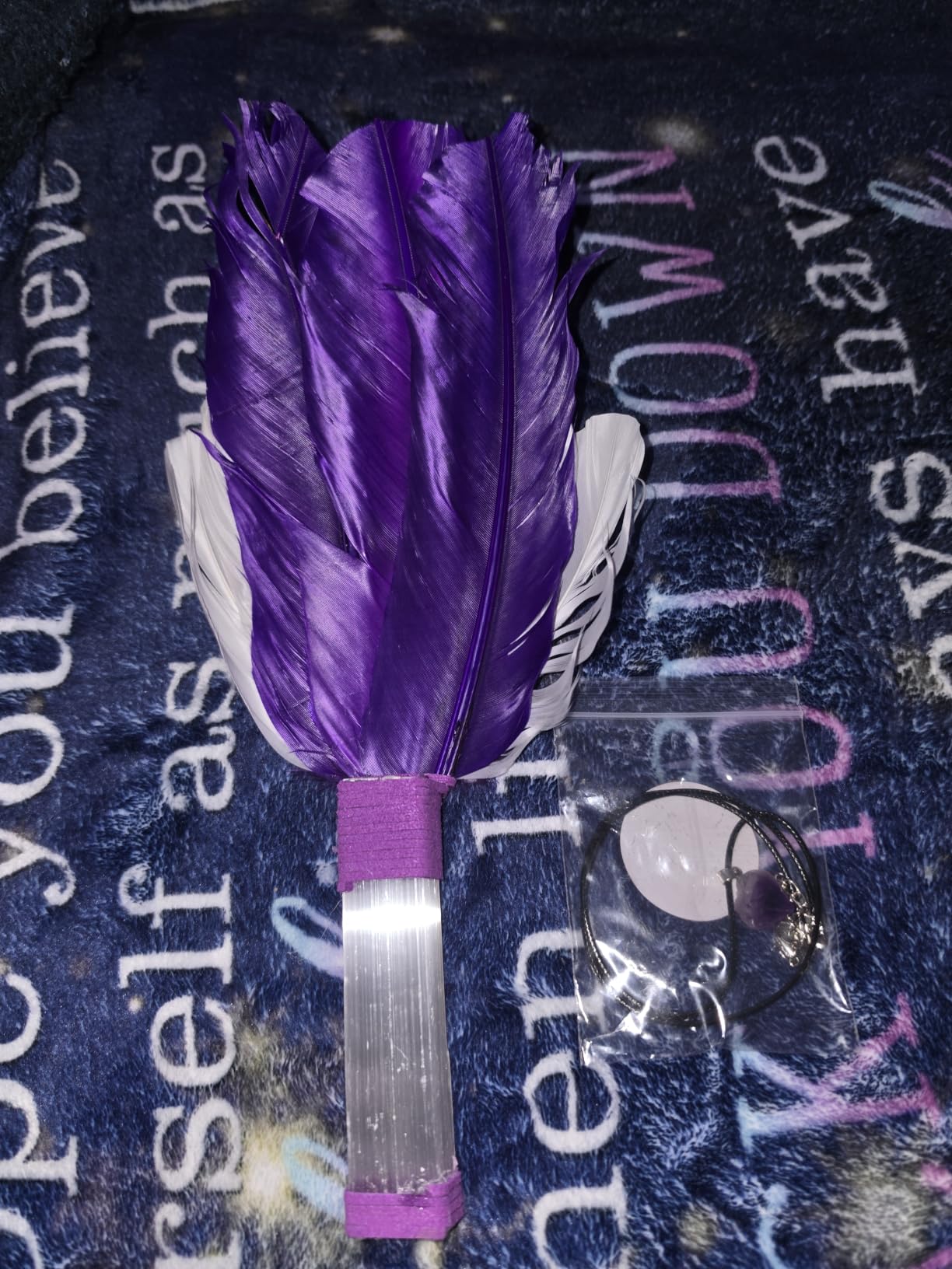 Smudging Home Cleansing Kit with Smudge Feather, White Sage Smudge Sticks, Abalone Shell Bowl & Stand, Chakra Stone Bracelet | Healing Incense for Cleansing, Blessing, Protection, Meditation customer photo 2