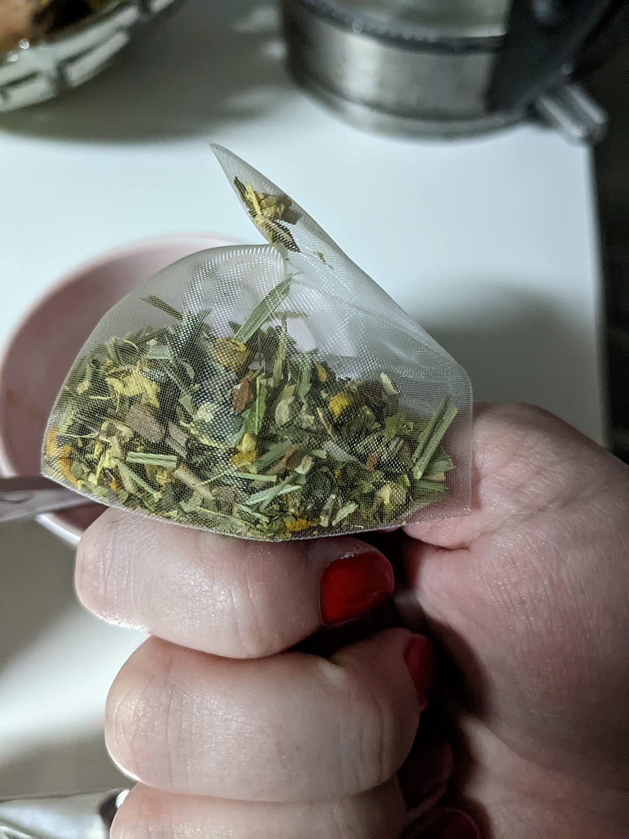 Luxmi Estates Ashwagandha Turmeric | Organic Adaptogen Tea | Stress Relief & Immunity Support | 50 Biodegradable Tea Bags | 100g/3.52oz customer photo 2