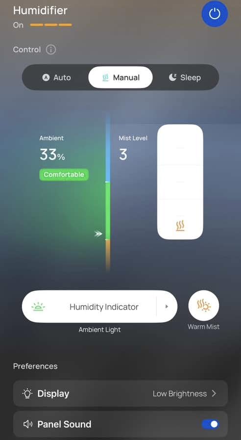 DREO 6L Smart Humidifiers for Bedroom, Warm & Cool Mist for Large Room | 60-Hour Quiet Runtime, 500ML/H Output, Smart Humidity Sensor, Indicator Light, App Control, Works with Alexa & Google customer photo 2