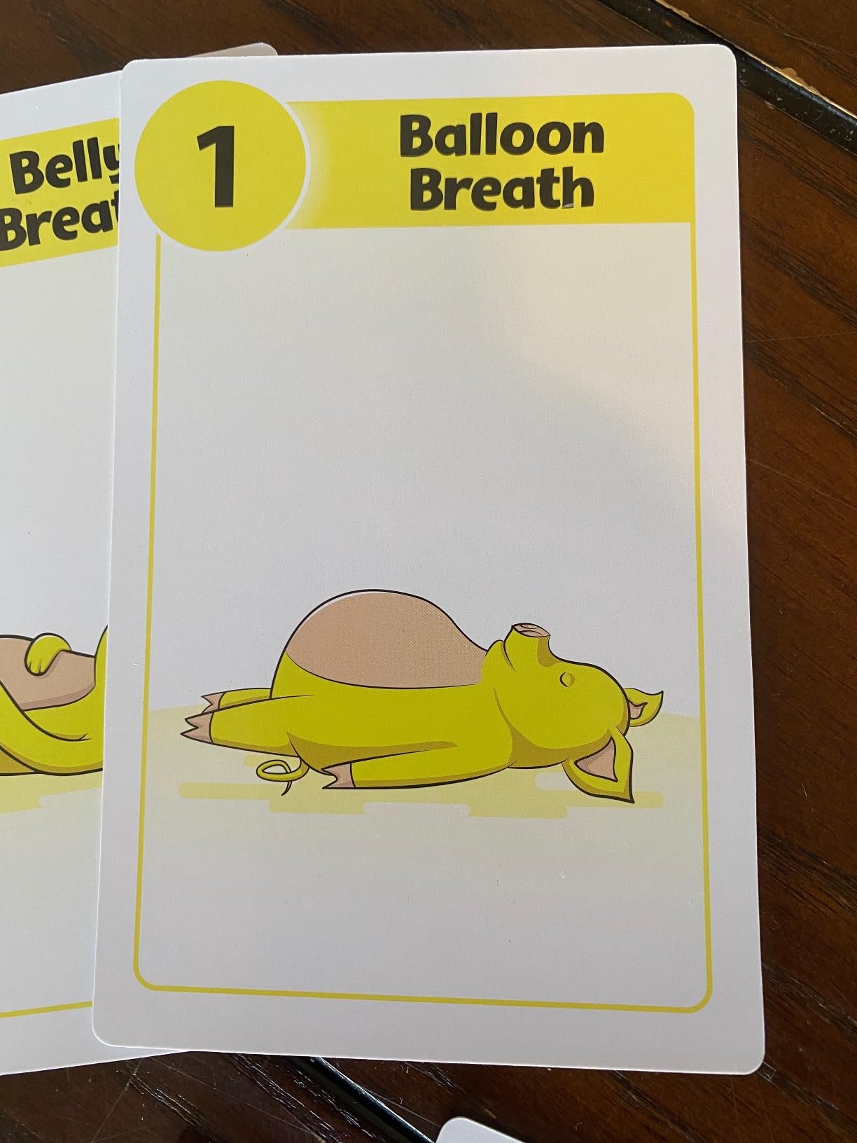 Yoga Cards for Kids, Age 5+, 44 Fun Animal Poses & Breathing Exercise Game | Calm-down & self-regulation; 8 flows for bedtime, classroom, therapy & gifts; mindfulness & meditation - Talking Point Cards customer photo 1
