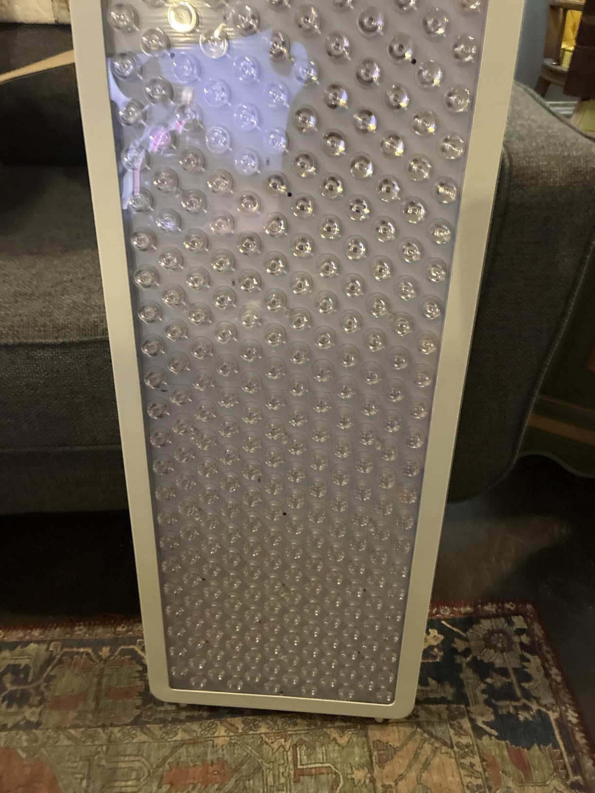 BestQool Red Light Therapy Panel, 4 Wavelengths Full Body Infrared Light Therapy, 300 Elite Grade Dual Chip LEDs, FSA-HSA Red Light Device at Home, Ideal for Body, Face. Modular Design. customer photo 2