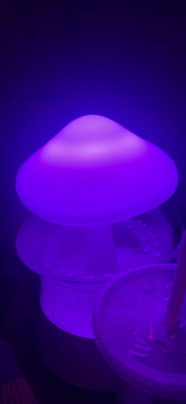 Diffuserlove Cloud Humidifier Rain Water Drip Diffuser Humidifier with Remote Waterfall Lamp Mushroom Humidifier Rain Sounds White Noise Humidifier Air Humidifiers for Bedroom Desk customer photo 2